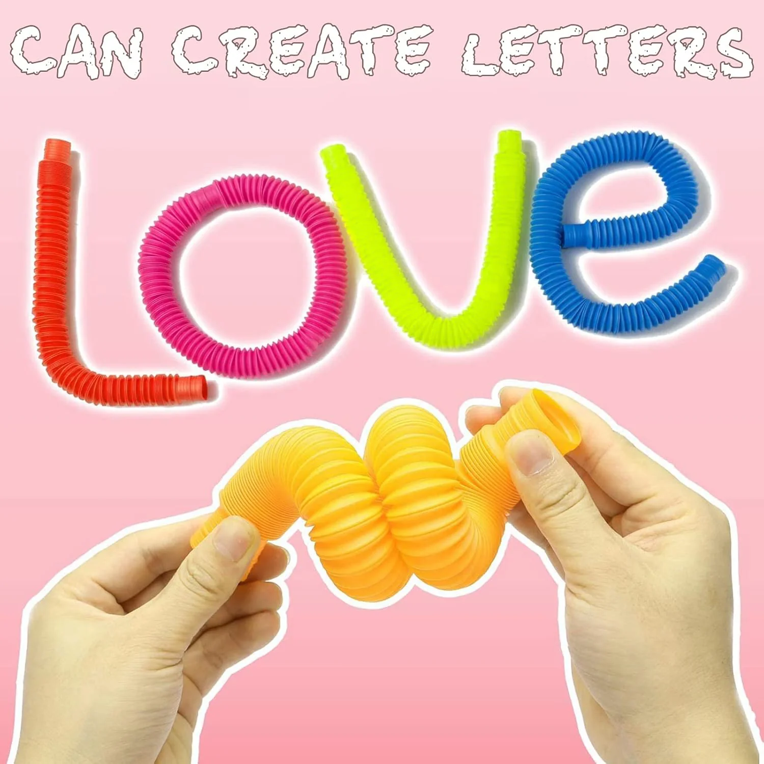 LED Glow Pop Tube Fidget Toy (Mix Color / 1 Pc) - Image 6