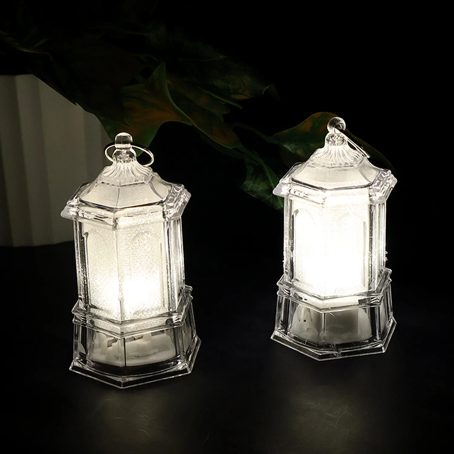 LED Hanging Lantern Style Decorative Flameless Candles (6 Pc) - Image 6
