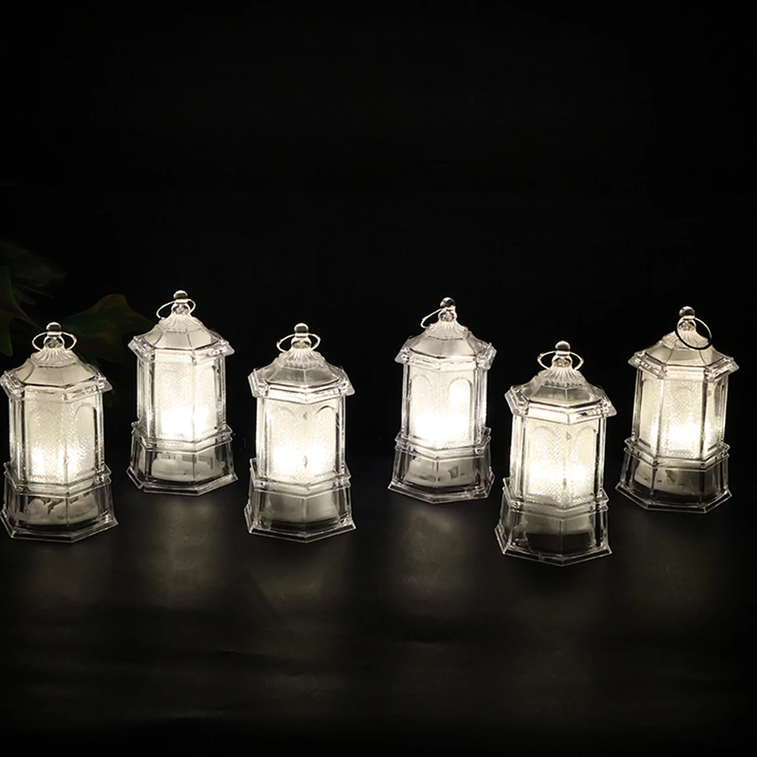 LED Hanging Lantern Style Decorative Flameless Candles (6 Pc) - Image 7