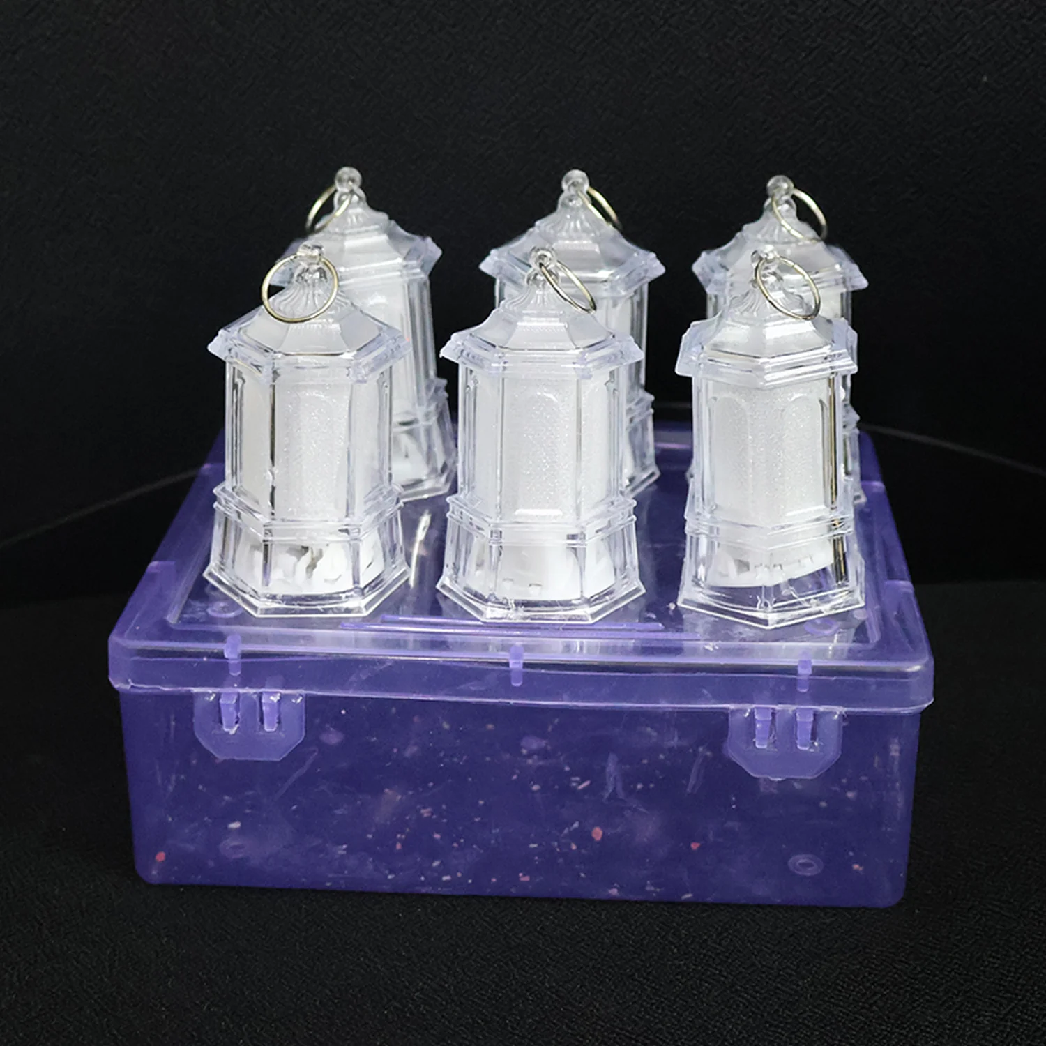 LED Hanging Lantern Style Decorative Flameless Candles (6 Pc) - Image 9