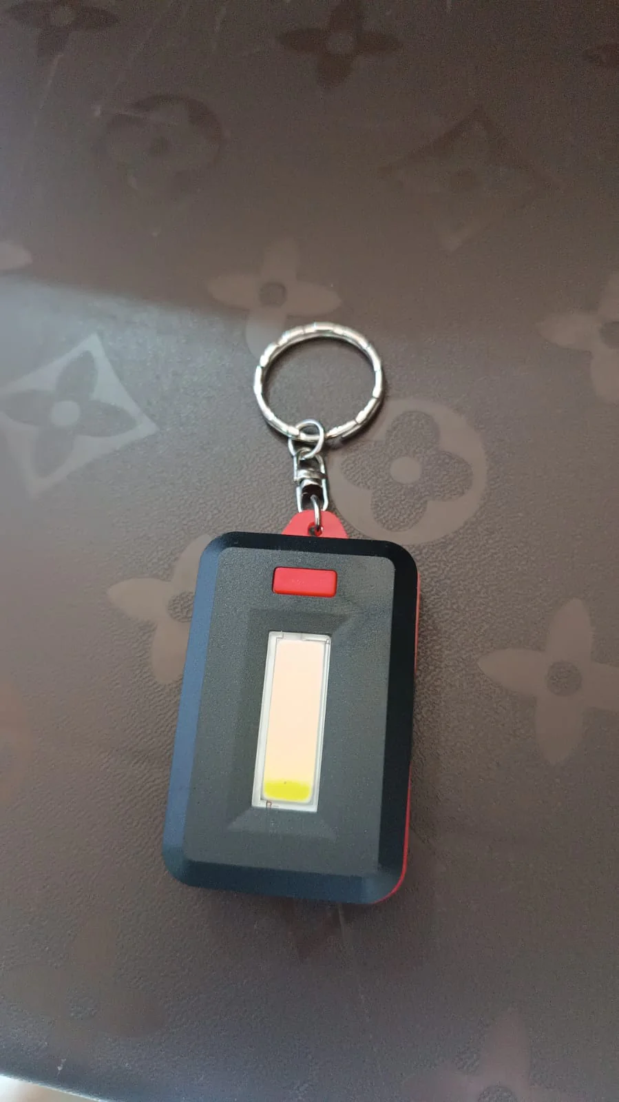 LED Keychain COB Light with Hook & Loop Sticker 3 Light Modes (1 Pc) - Image 6
