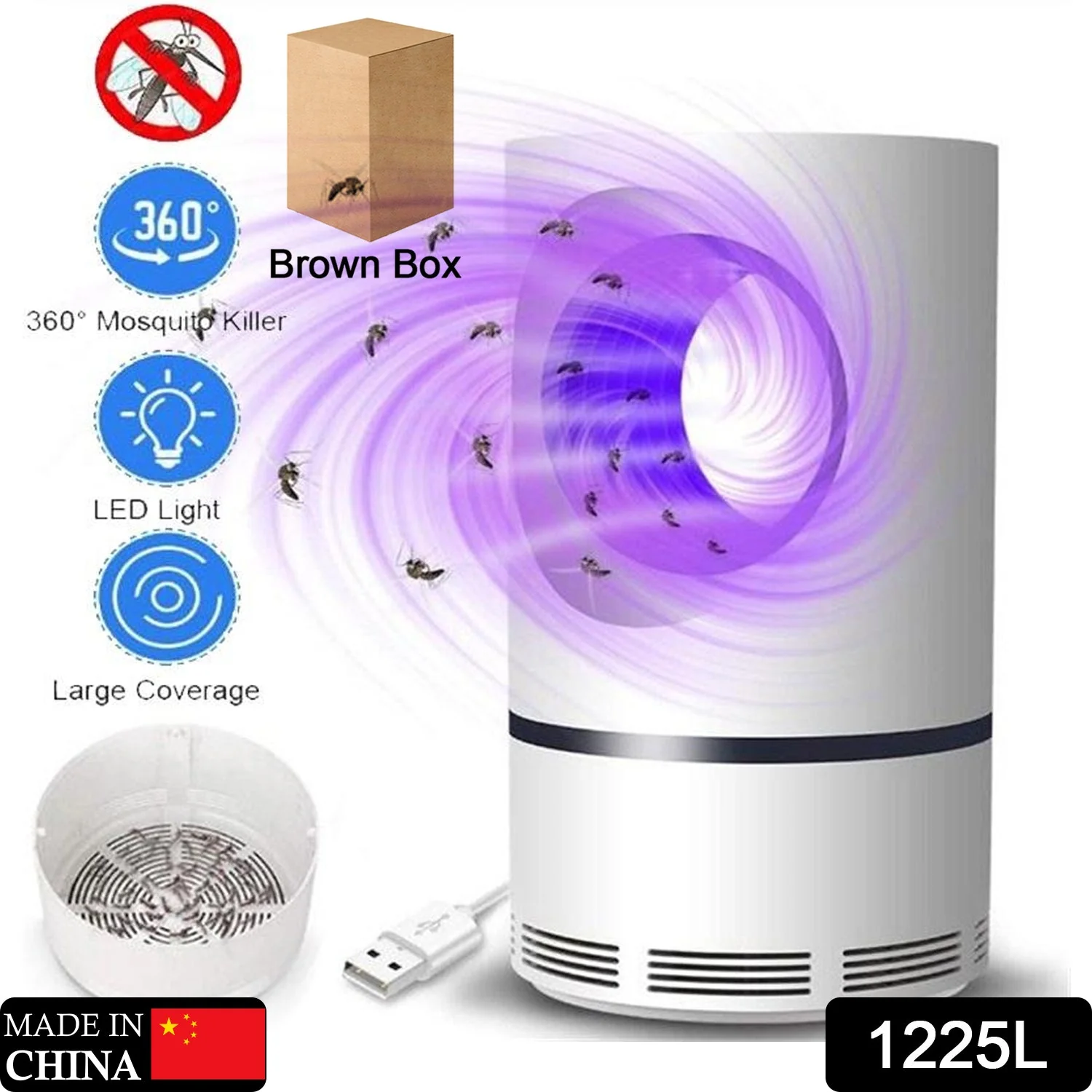 Eco-Friendly LED Mosquito Killer Lamp for Home, Electric Insect Killer - Image 2