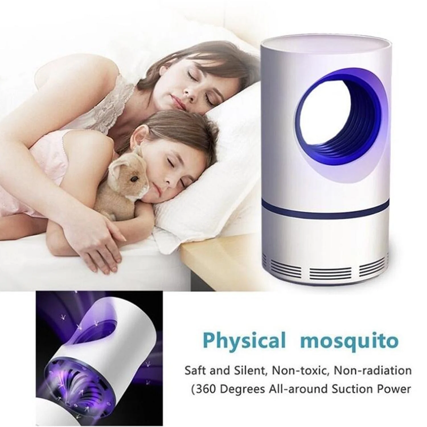 Eco-Friendly LED Mosquito Killer Lamp for Home, Electric Insect Killer - Image 4