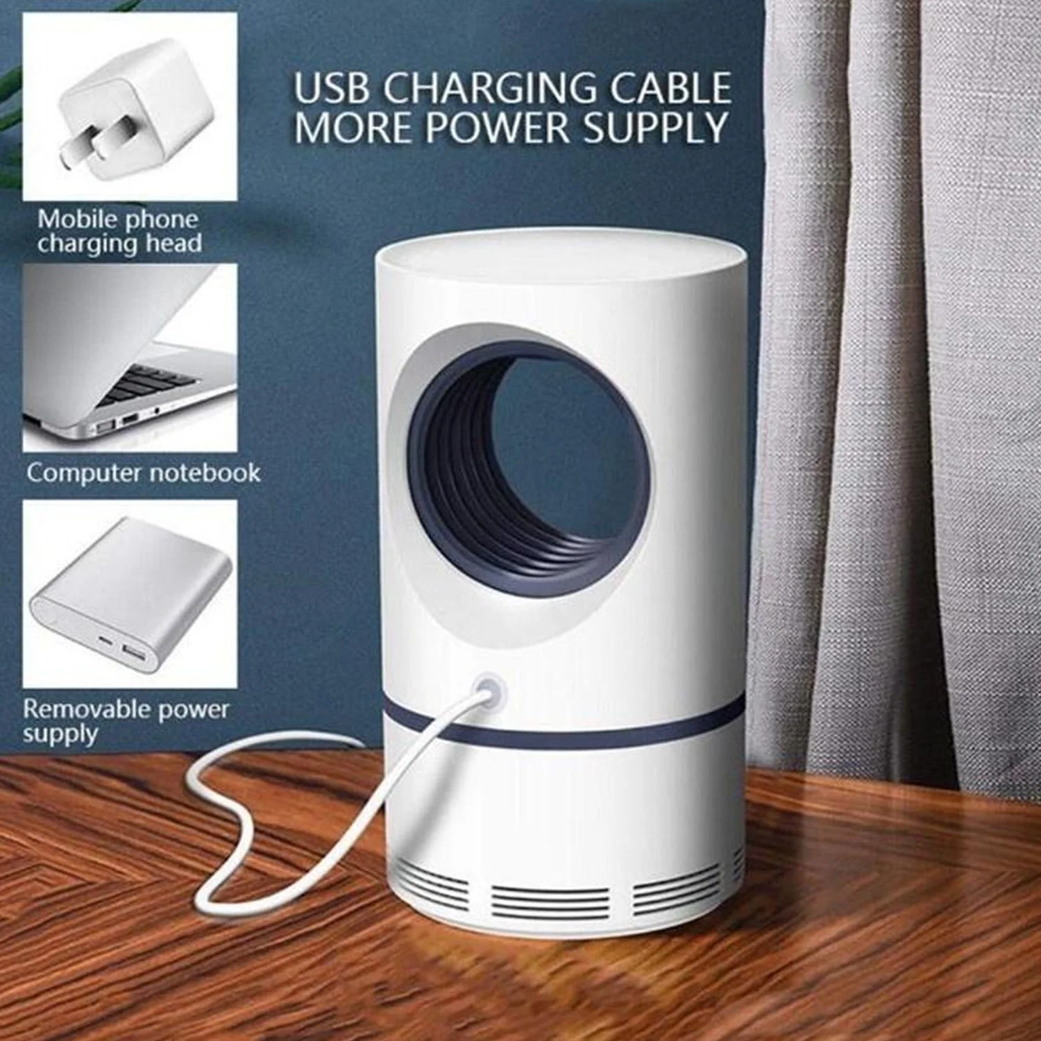 Eco-Friendly LED Mosquito Killer Lamp for Home, Electric Insect Killer - Image 8