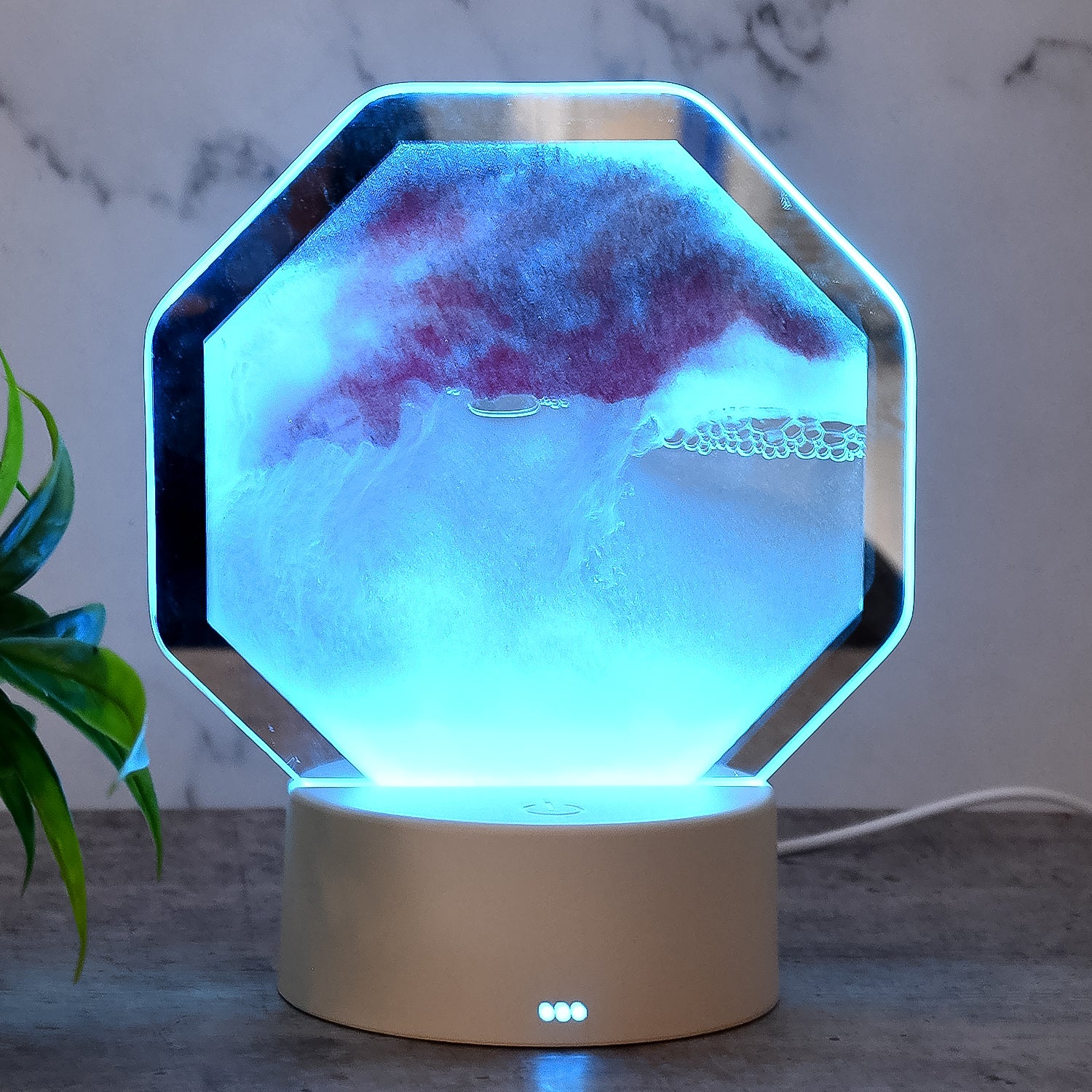 LED Moving Sand Art Table Lamp (1 Set) - Image 6