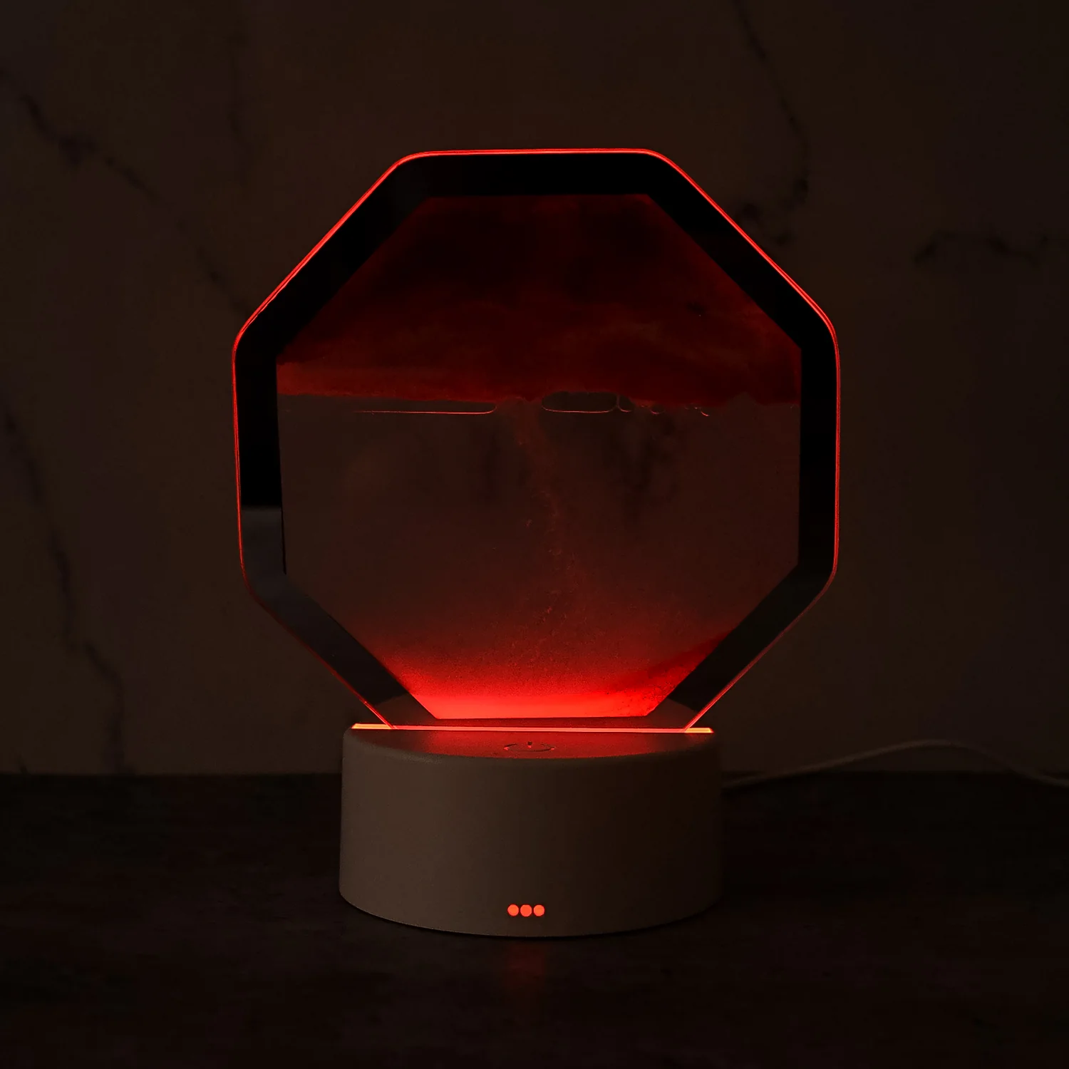 LED Moving Sand Art Table Lamp (1 Set) - Image 7