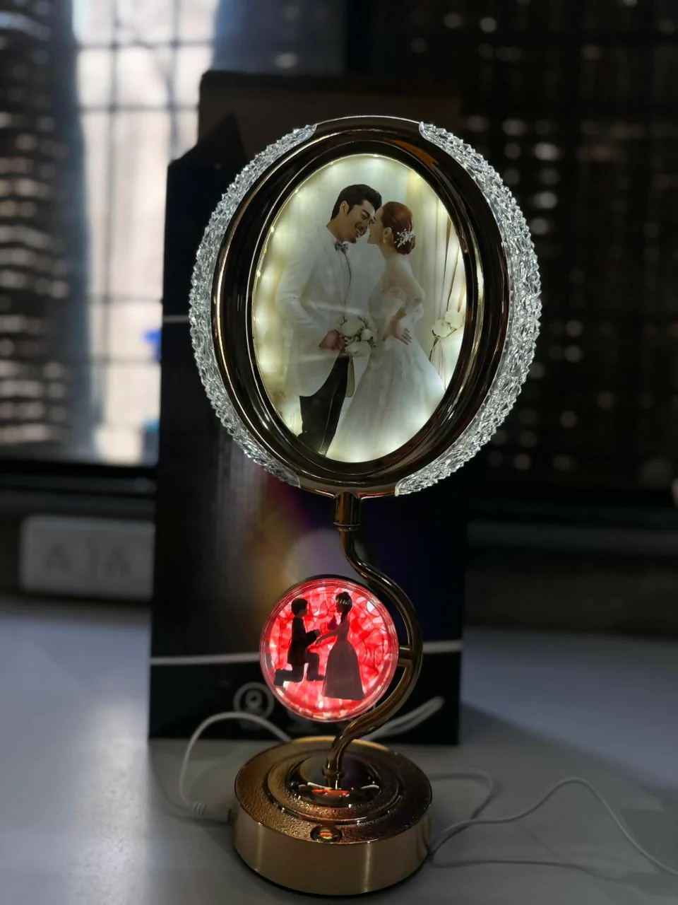 LED Photo Frame Lamp with Dual Display Decorative Table Light - Image 7