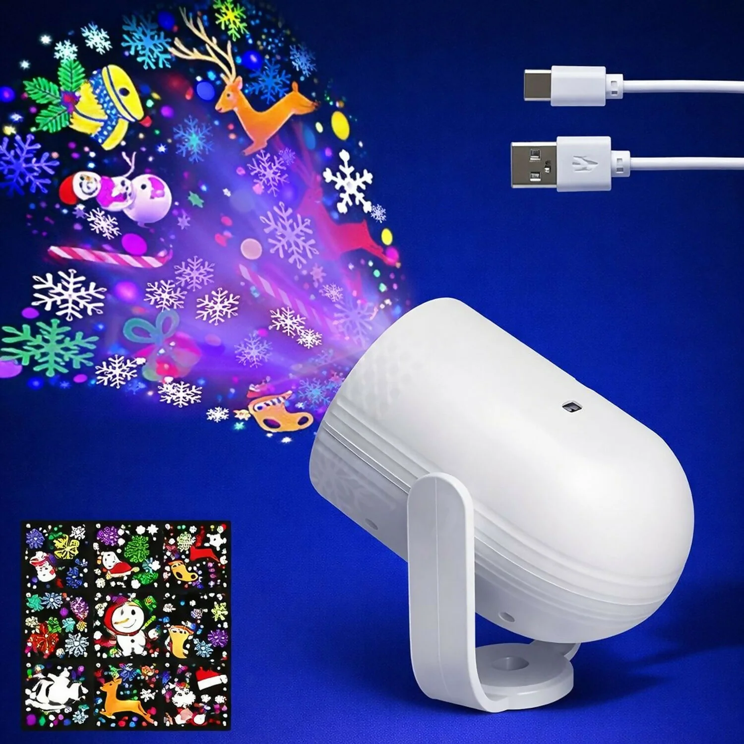 LED Projection Night Light Star Projector for Kids Room & Bedroom Decor - Image 3