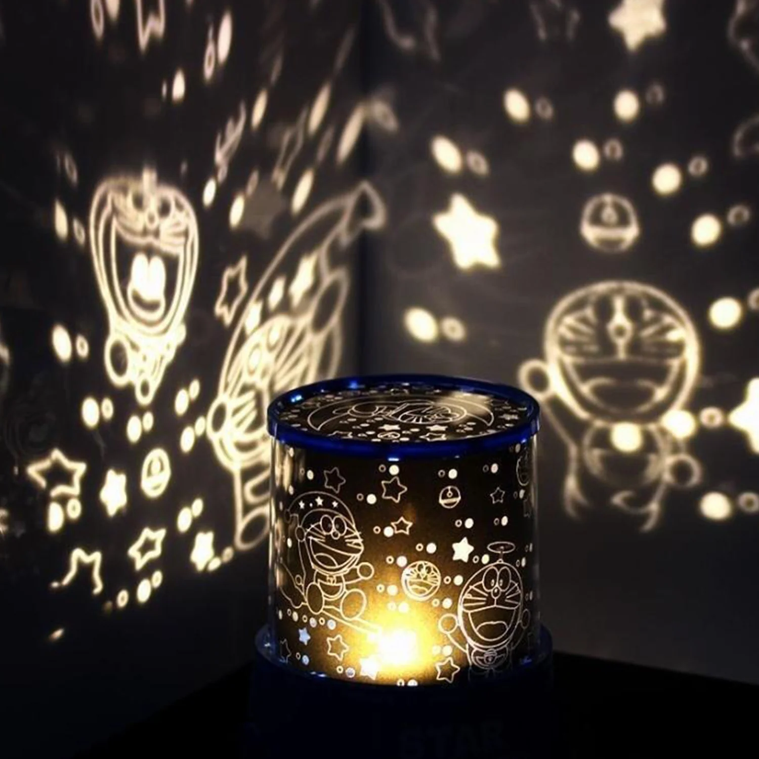 LED Projector Night Light Amazing Lamp, 3 Battery operated lamps, Rotation With the music Function, Master for Kids Bedroom Home Decoration Night Romantic Gift (Battery Not Included / 1 pc) - Image 6