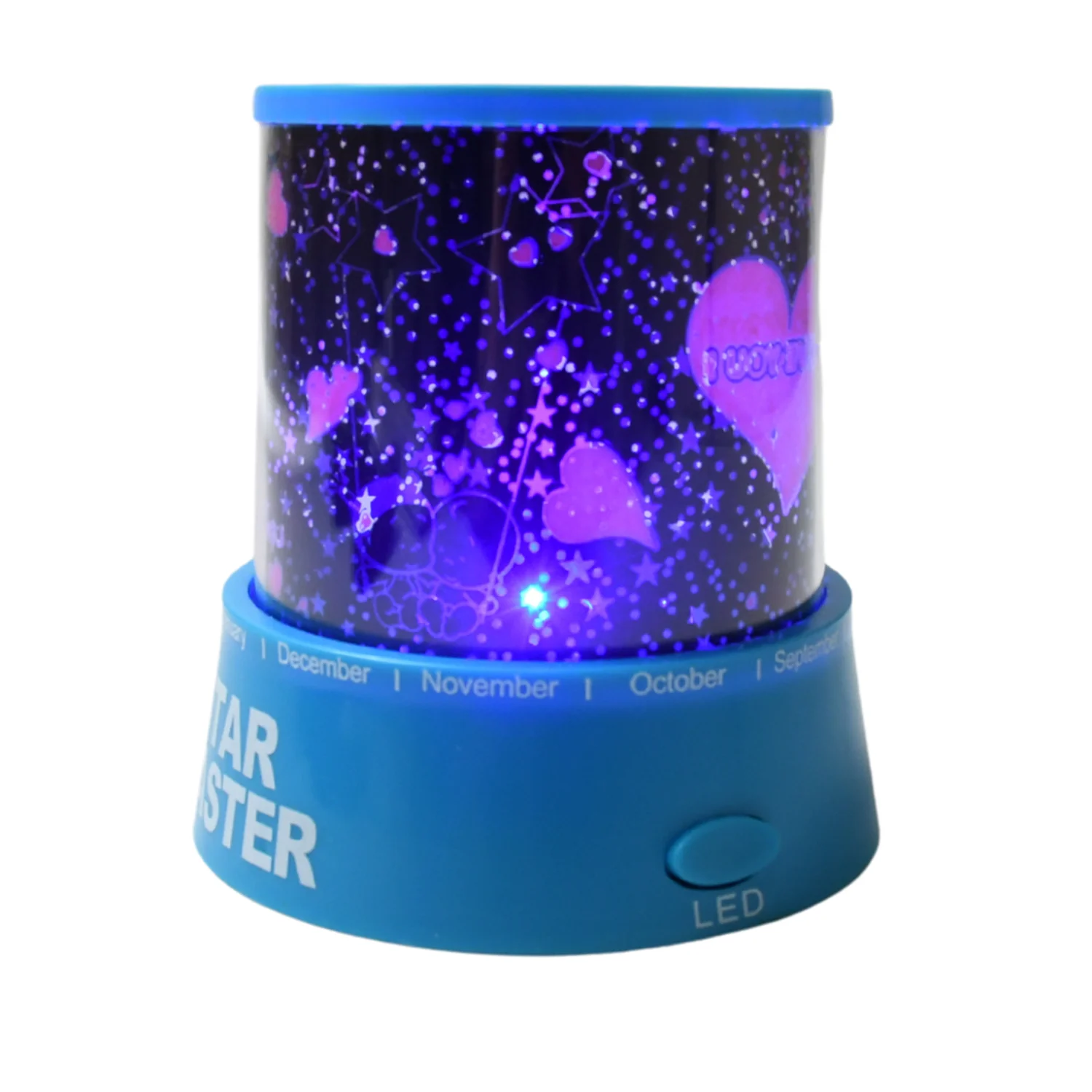 LED Projector Night Light Amazing Lamp, 3 Battery operated lamps, Rotation With the music Function, Master for Kids Bedroom Home Decoration Night Romantic Gift (Battery Not Included / 1 pc) - Image 4