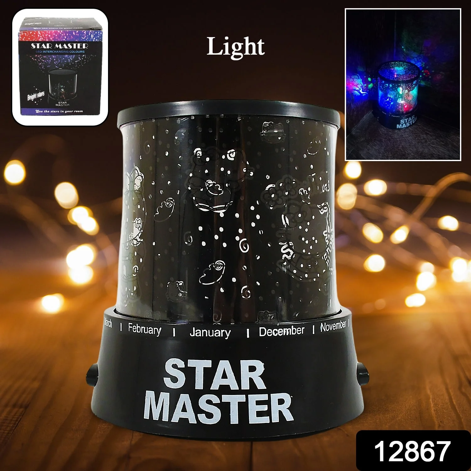 LED Projector Night Light Amazing Lamp Gift (Battery Not Included / 1 pc) - Image 2