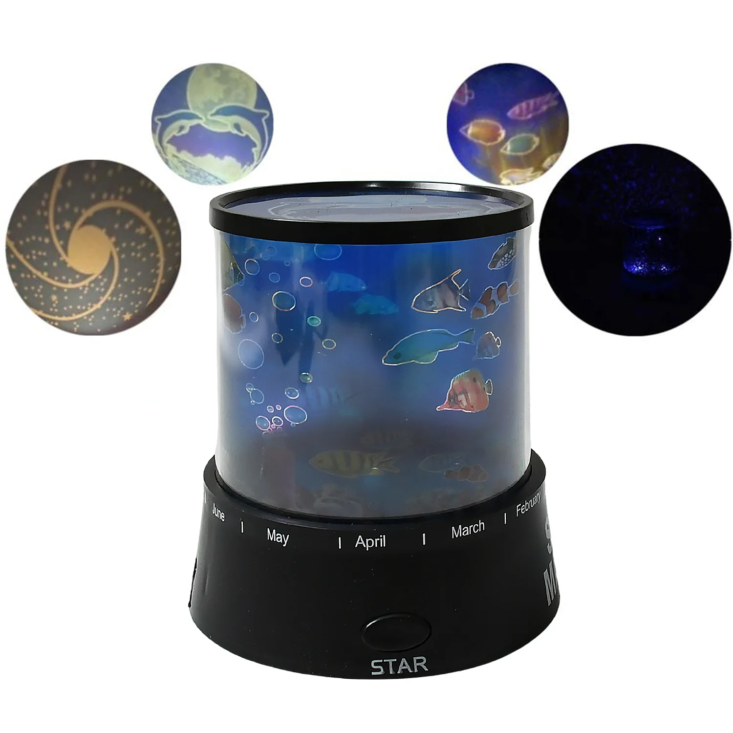 LED Projector Night Light – 3 Battery Lamps (1 Pc, Battery Not Included) - Image 5