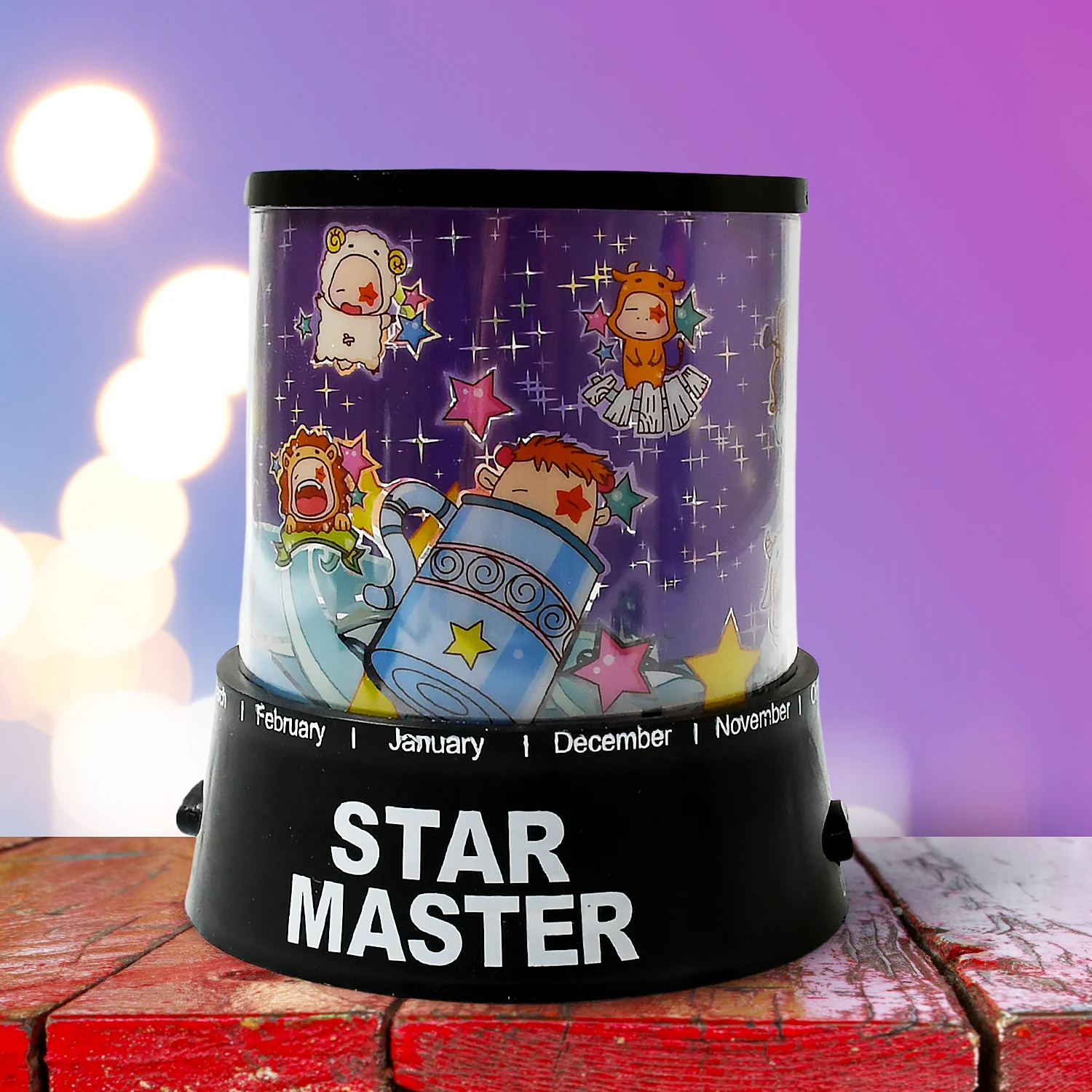 LED Projector Night Light with Rotating Music Ideal for Kids Home Decor - Image 3