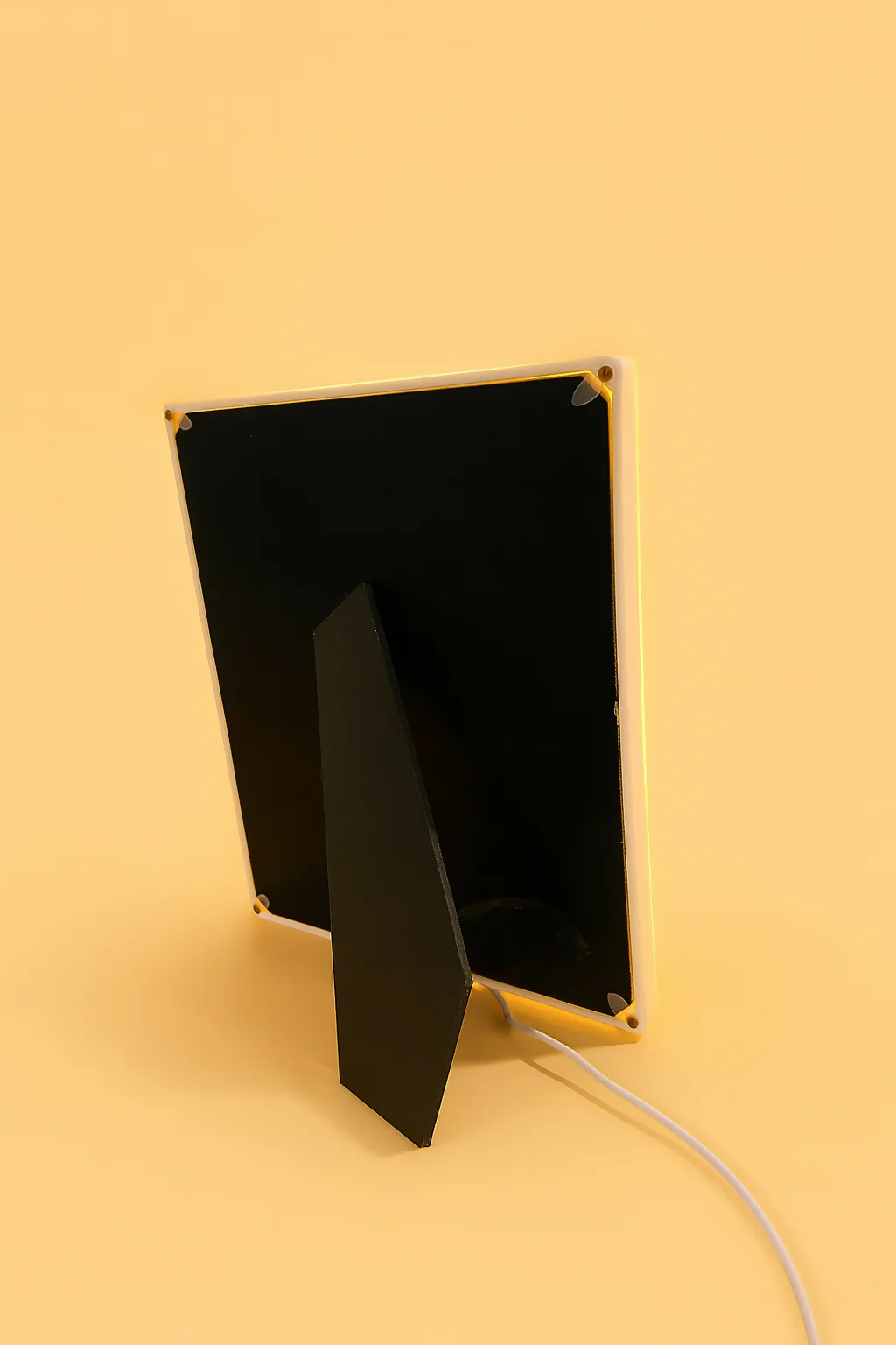 LED Rectangle Photo Frame with Heart and Red Roses Design - Image 3