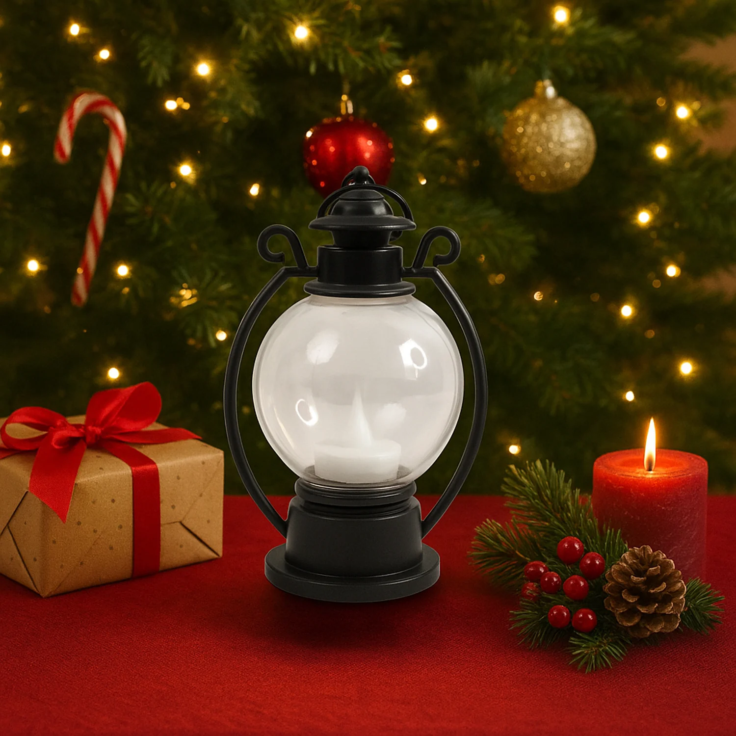 LED Storm Lantern Decorative Light (1 Pc) - Image 6