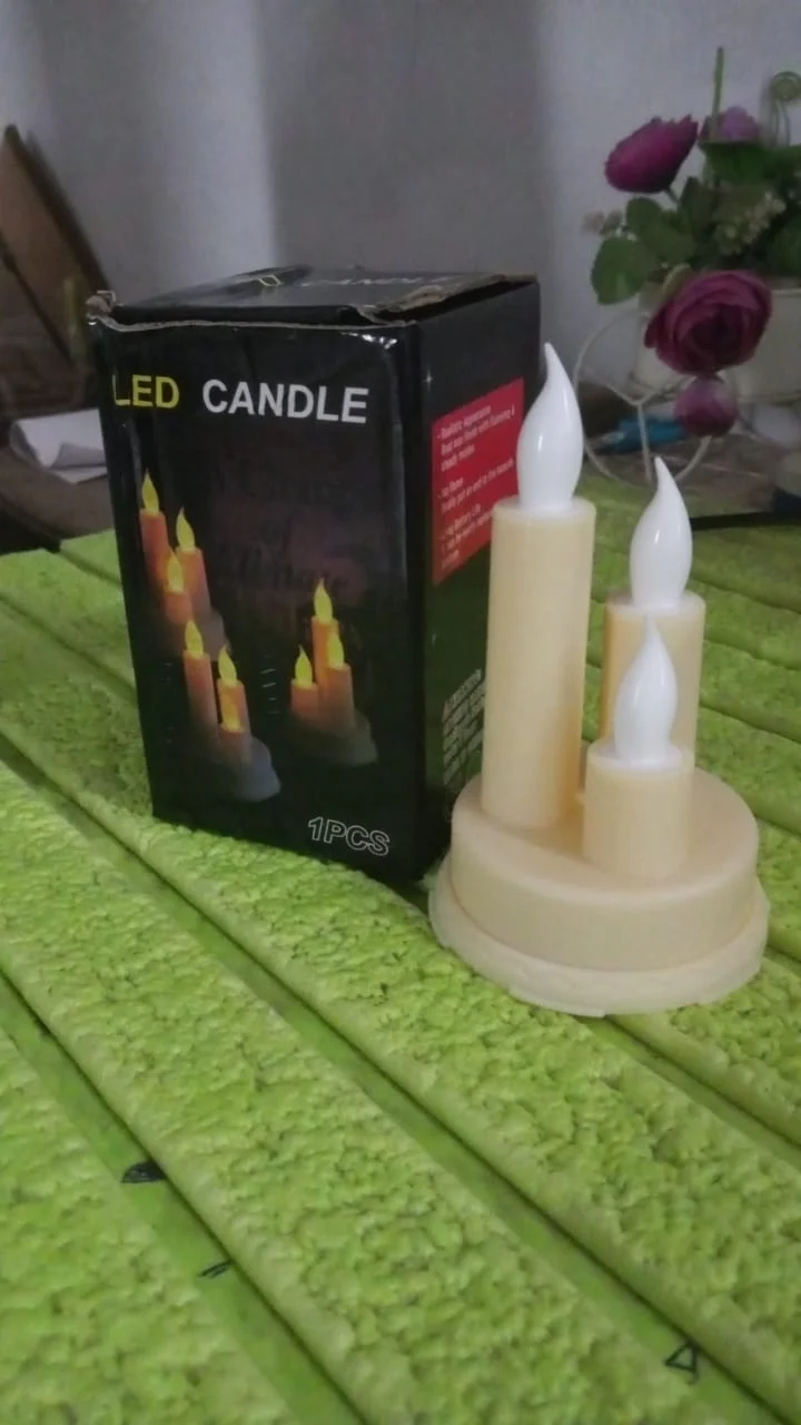LED Taper Candles, Diwali (1 Pc) - Image 7