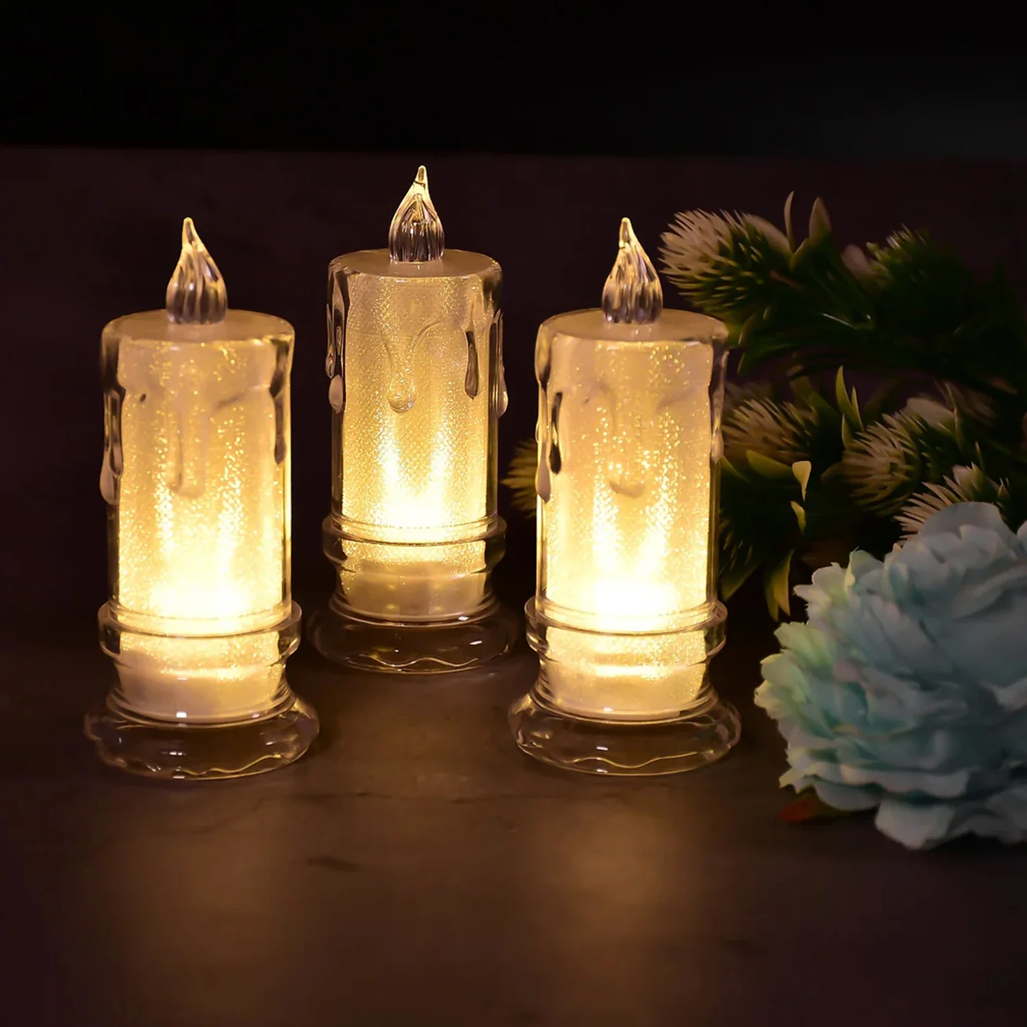 LED Tea Light Candle for Christmas, Festival, Candles, Diwali (1 Pc) - Image 4