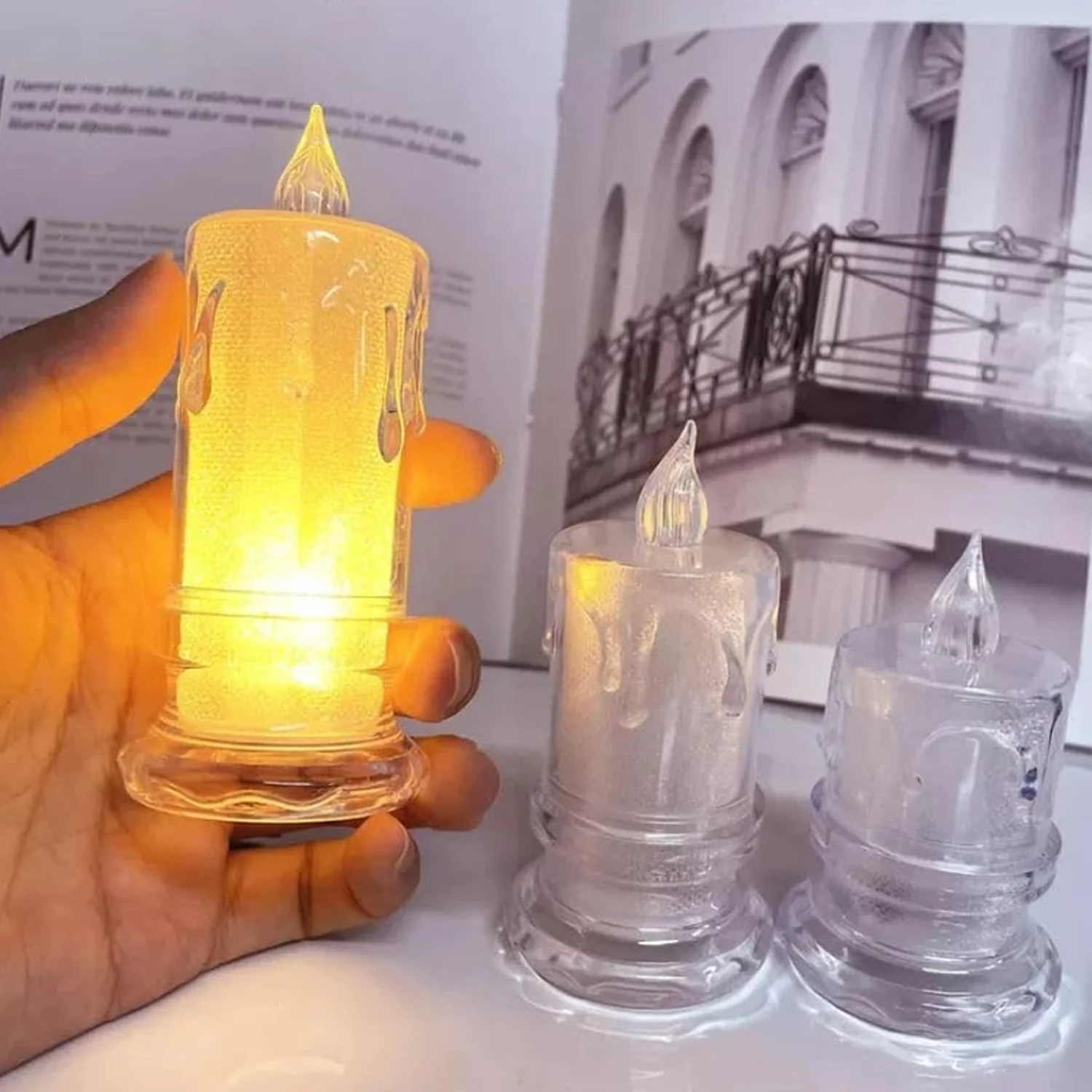 LED Tea Light Candle for Christmas, Festival, Candles, Diwali (1 Pc) - Image 7