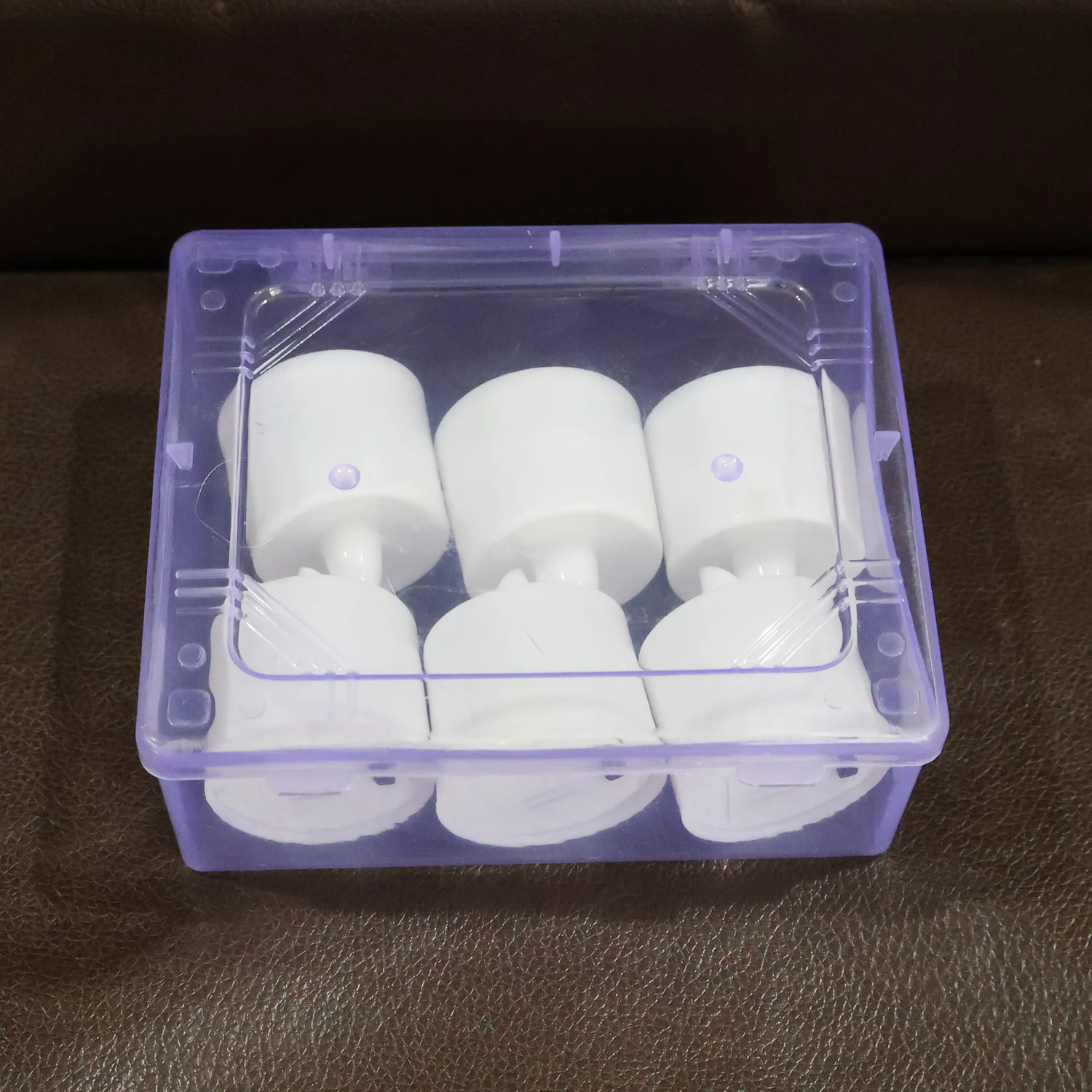 Blue LED Tea Light Candles (6 Pc) - Image 8
