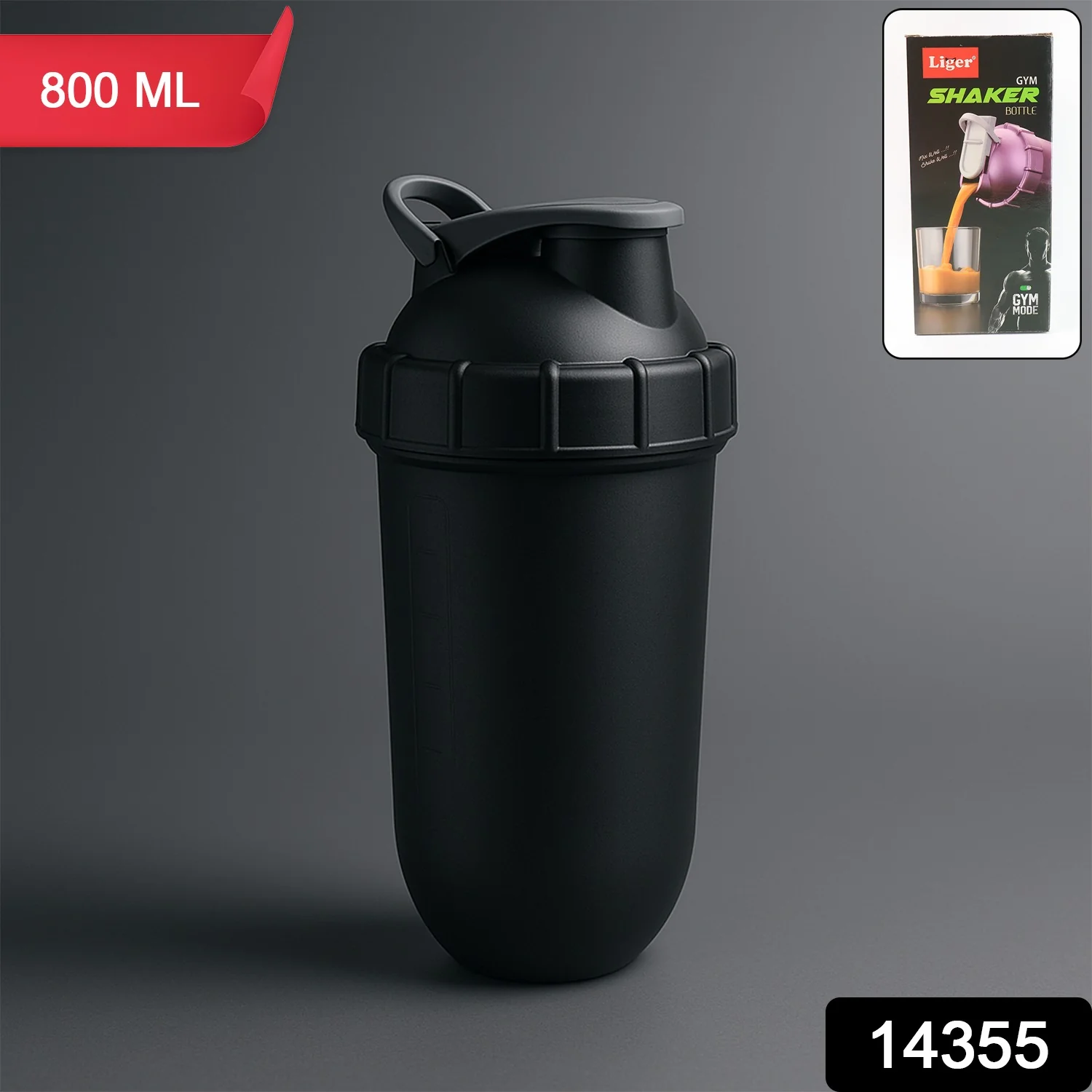 Liger Gym Shaker Bottle (Approx 800ML / 1 Pc) - Image 2