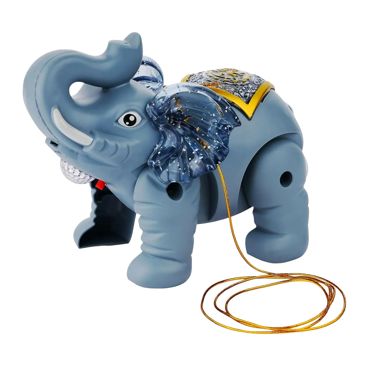 Light-Up Elephant Pull Toy for Kids with Glowing LED Ears and Rolling Motion - Image 8