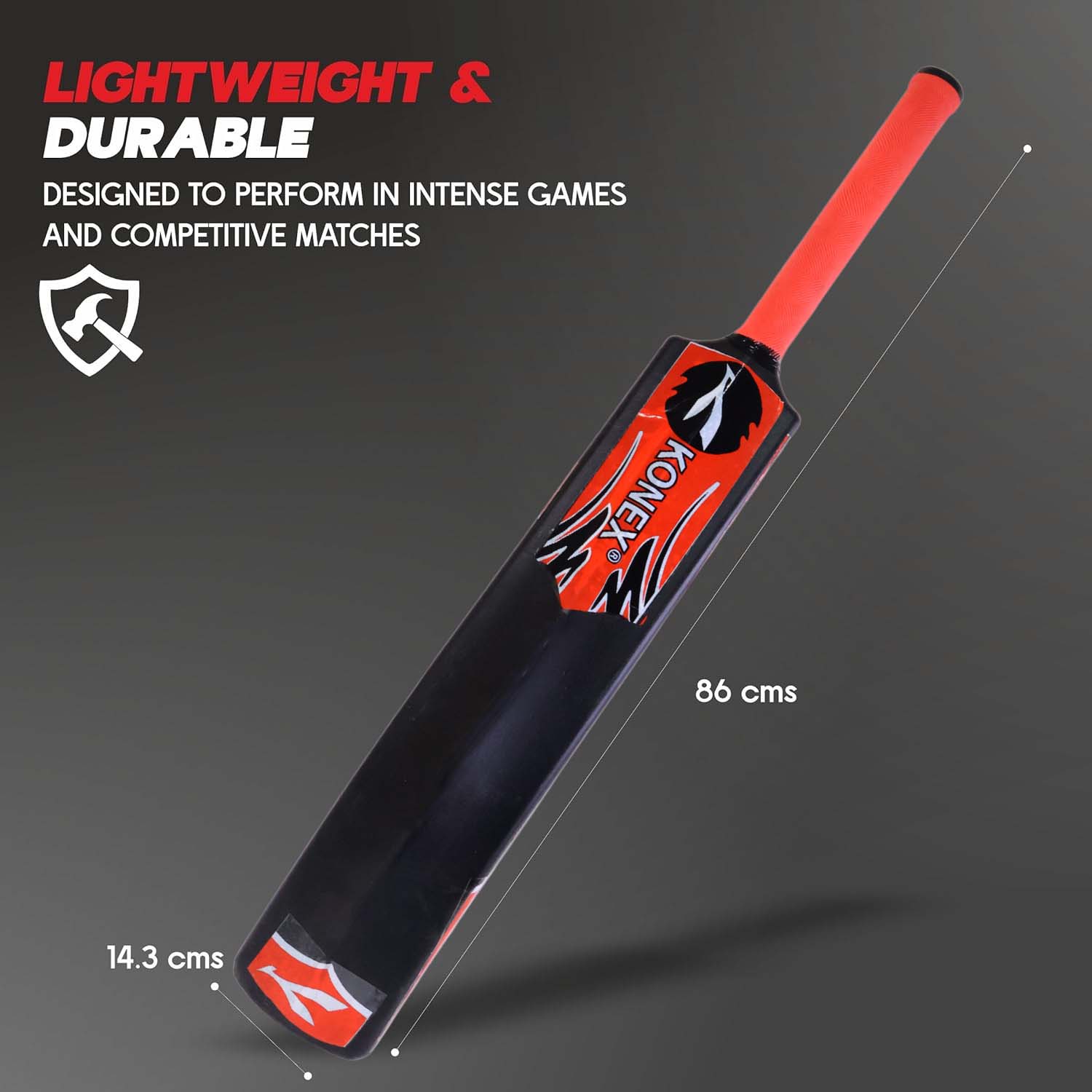 Lightweight Durable Plastic Cricket Bat (87 x 11 Cm / 1 Pc) - Image 4