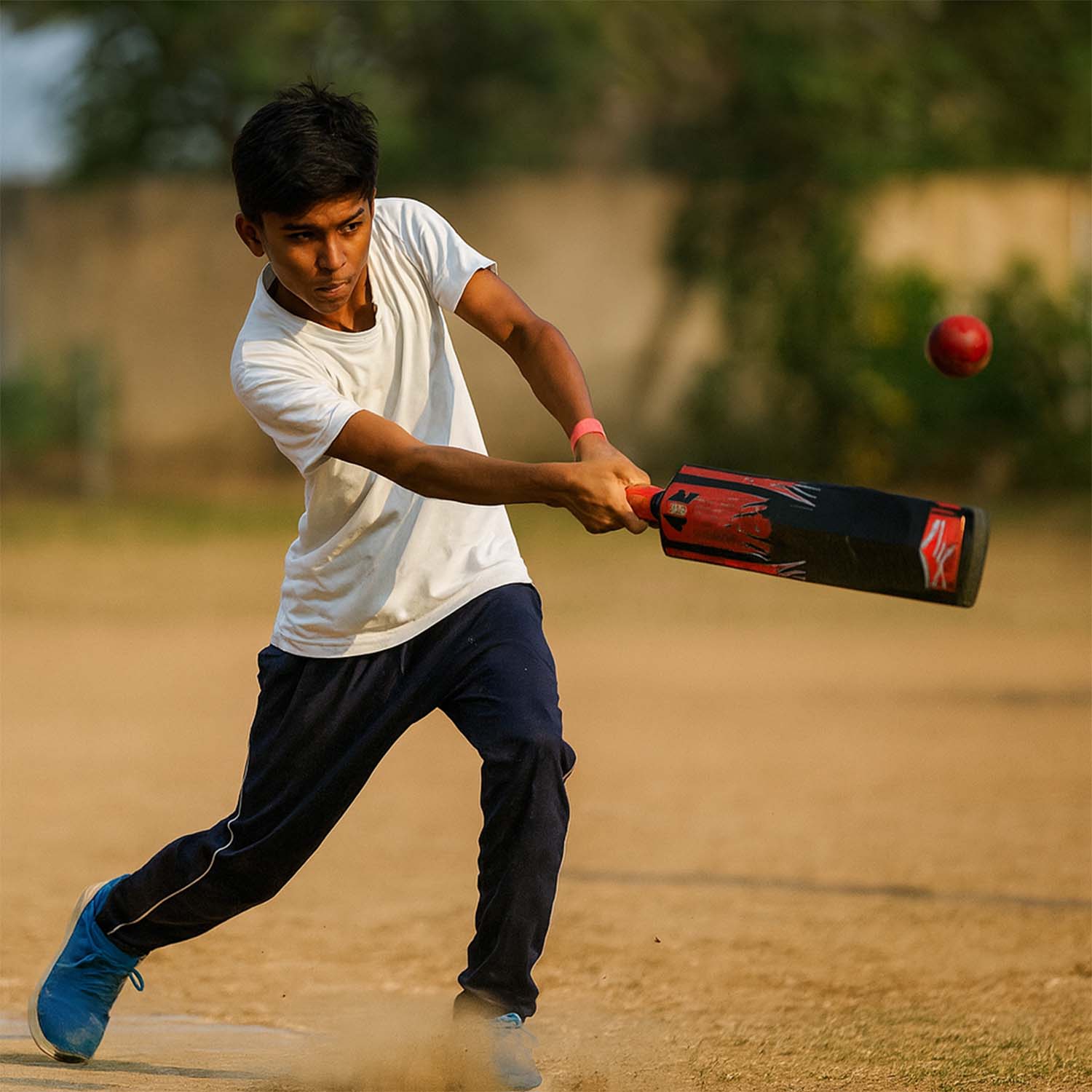 Lightweight Durable Plastic Cricket Bat (87 x 11 Cm / 1 Pc) - Image 7