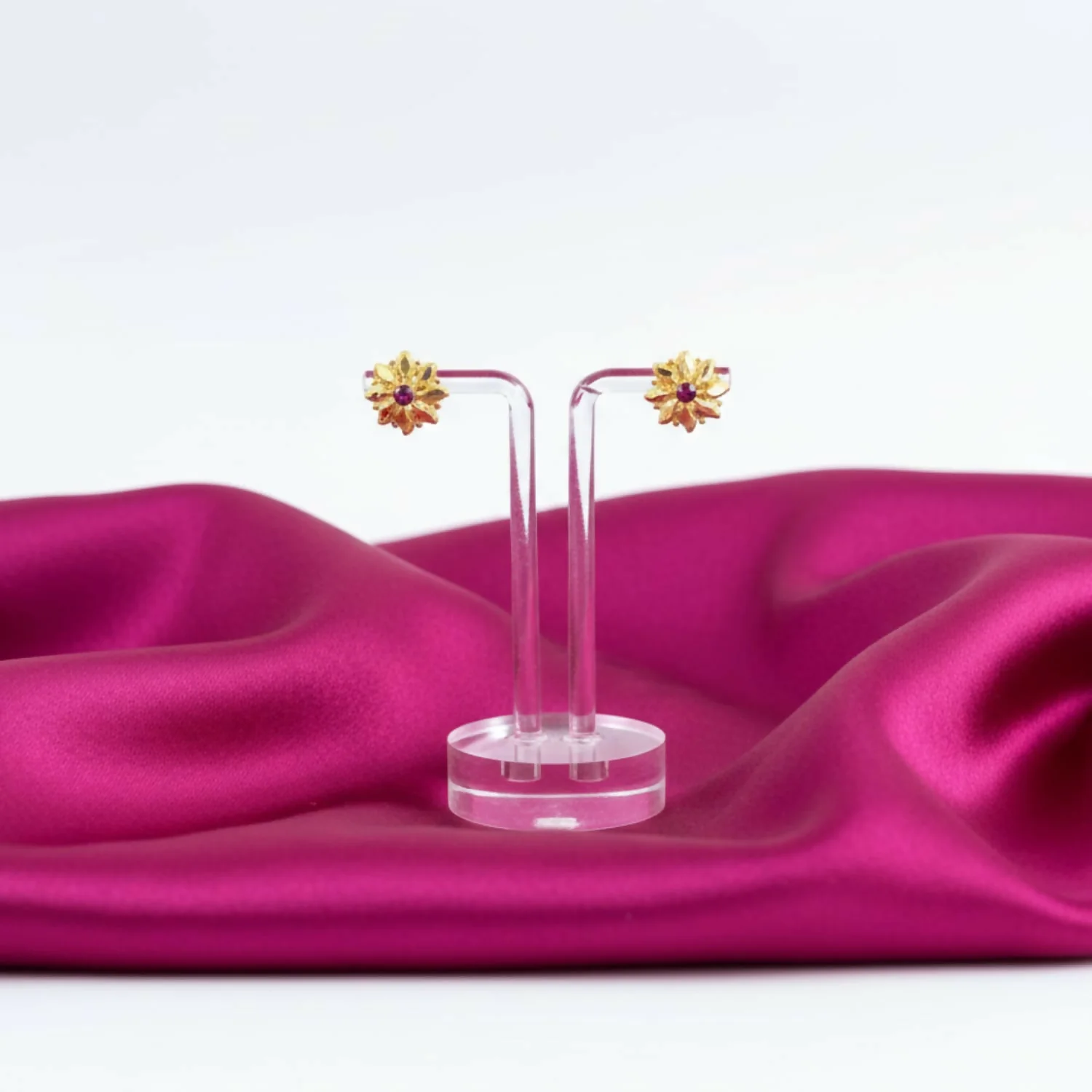 Lightweight Golden Jhumki Earrings | Daily & Occasion Wear - Image 3