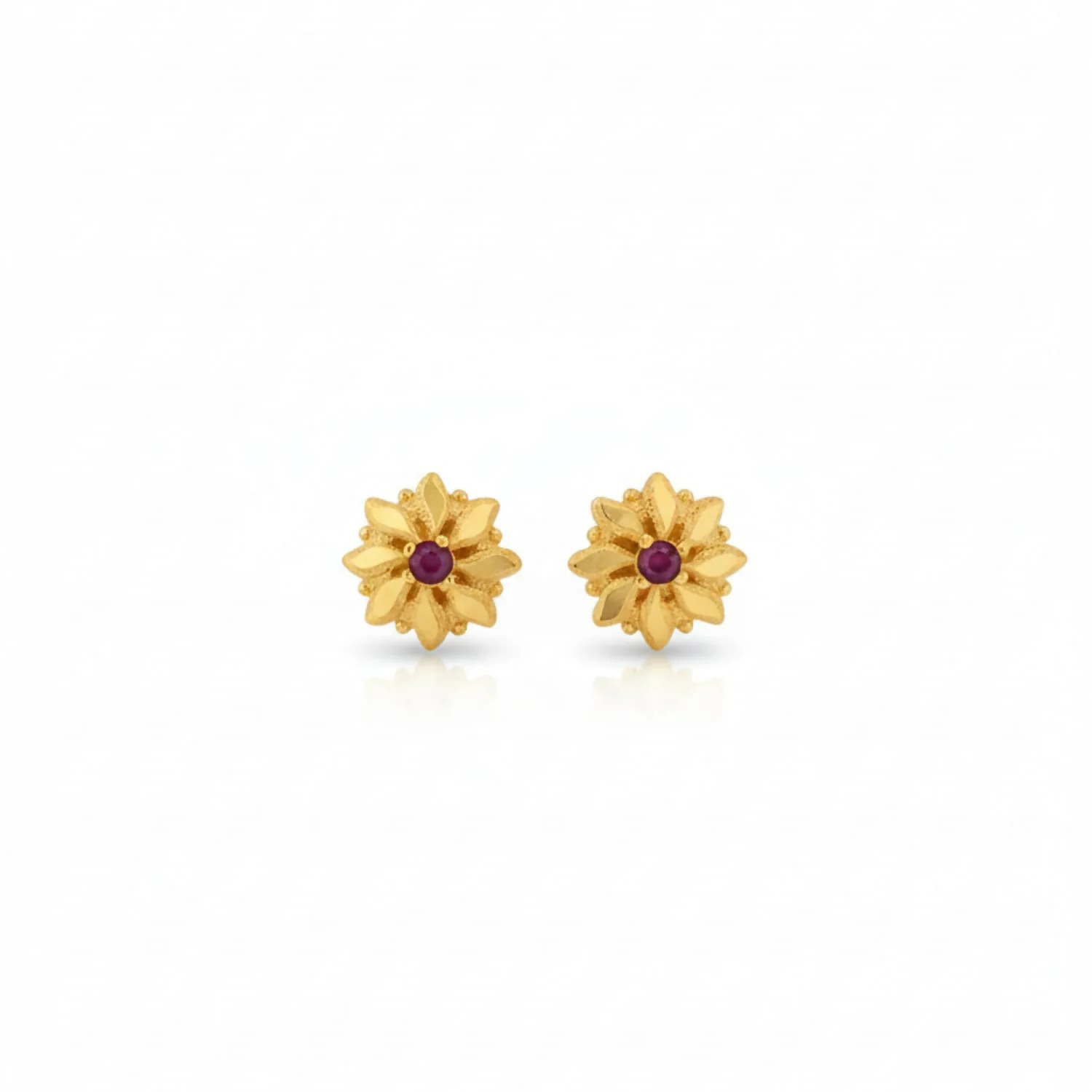 Lightweight Golden Jhumki Earrings | Daily & Occasion Wear - Image 4