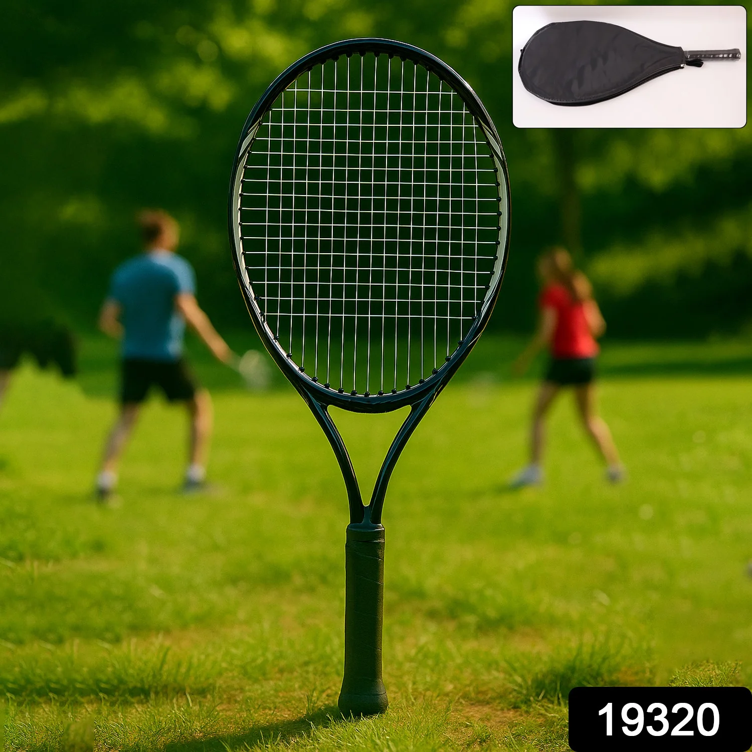 Lightweight Tennis Racket with Full Cover - Image 2