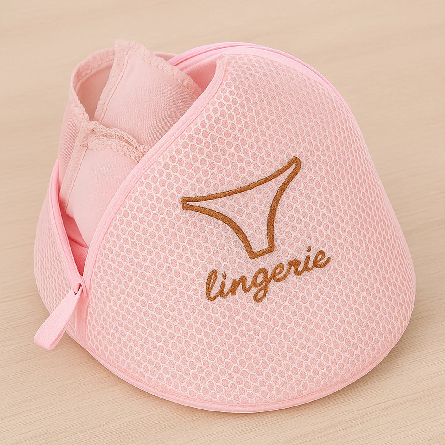Lingerie Wash Bag – Dome-Shaped Protective Mesh Laundry Pouch with Zip Closure (1 Pc) - Image 6