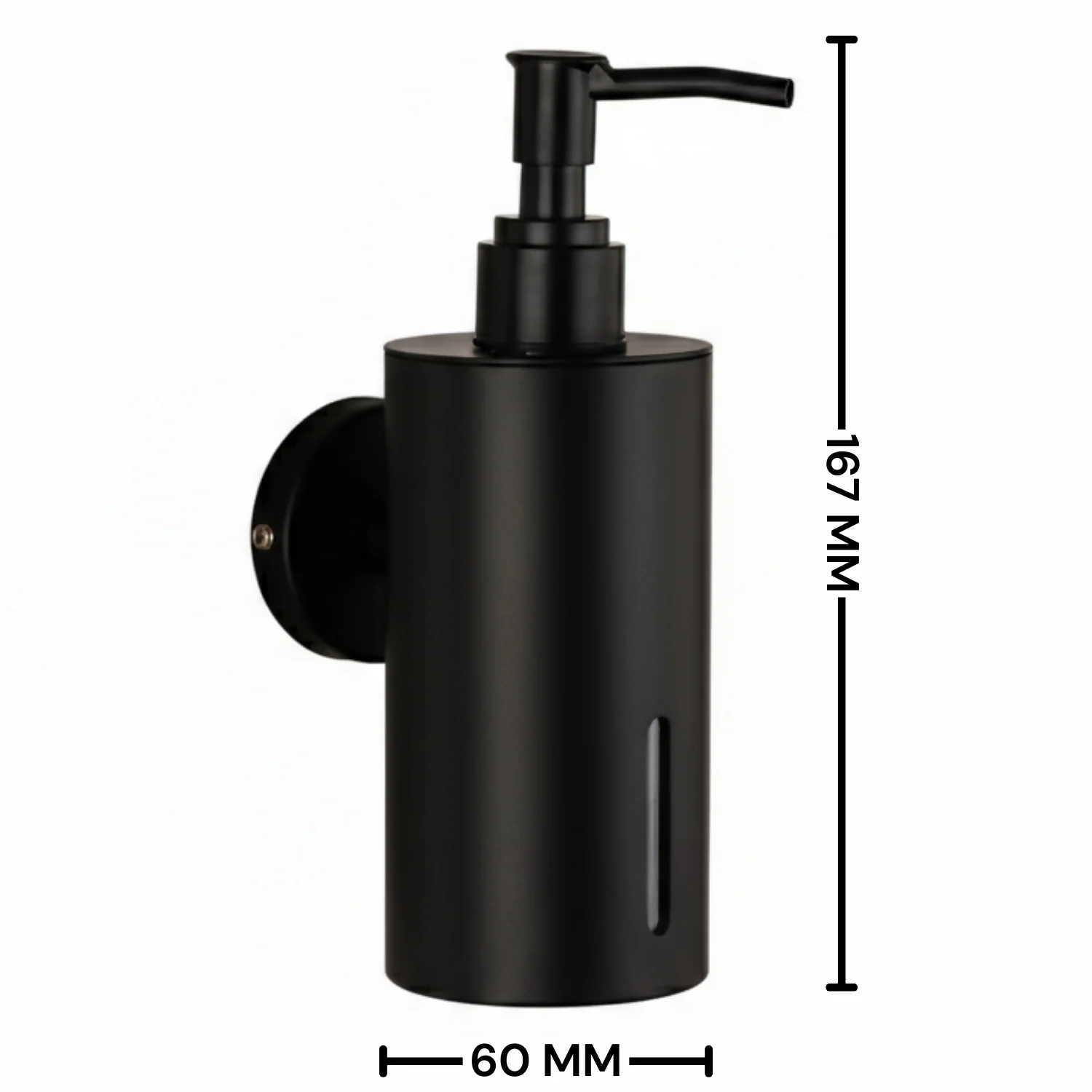 Liquid Soap Dispenser Stainless Steel Black - Image 3