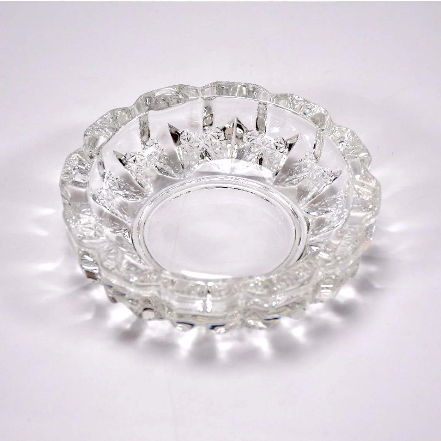 paricutin Glass Crystal Quality Cigar Cigarette Ashtray - Image 4