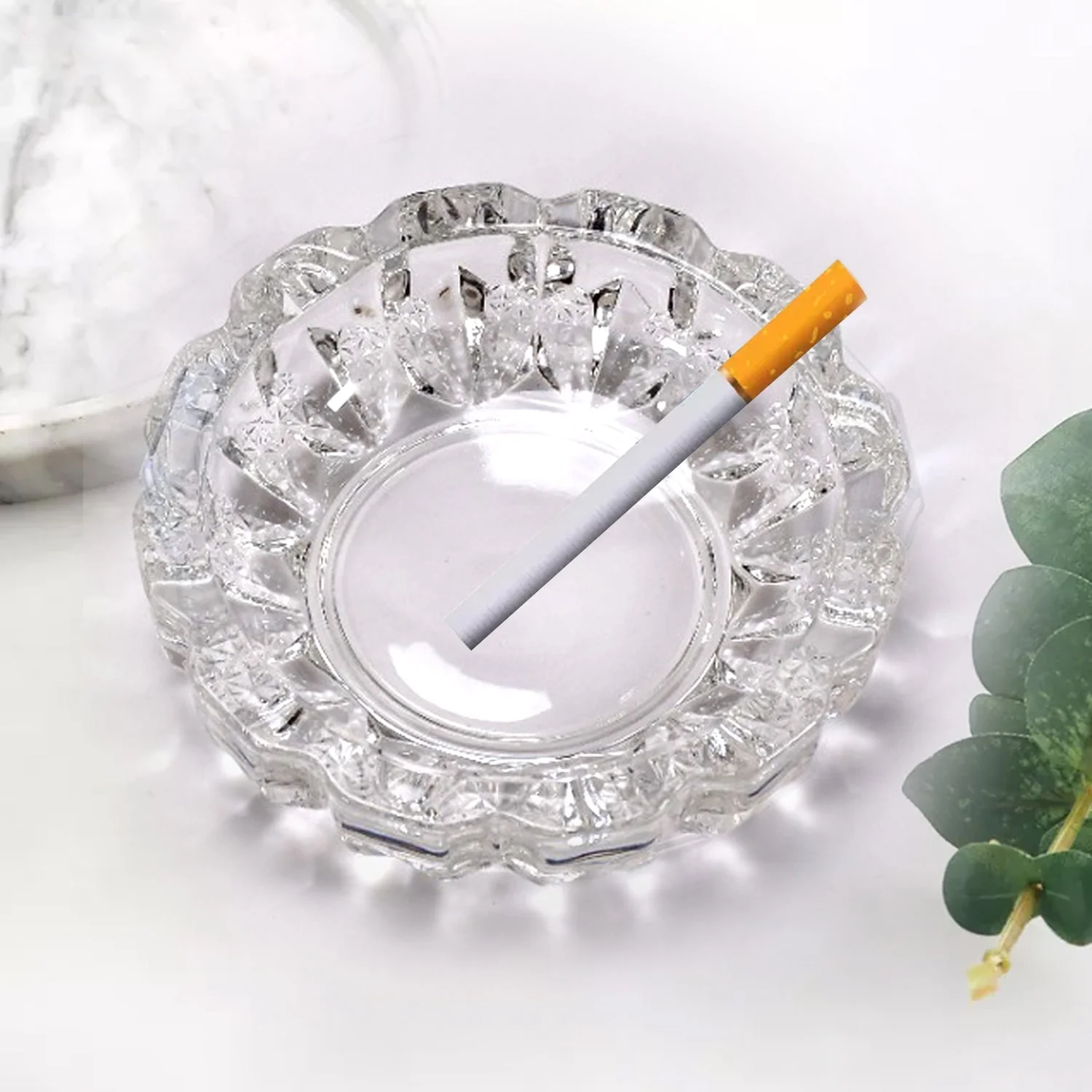 paricutin Glass Crystal Quality Cigar Cigarette Ashtray - Image 6
