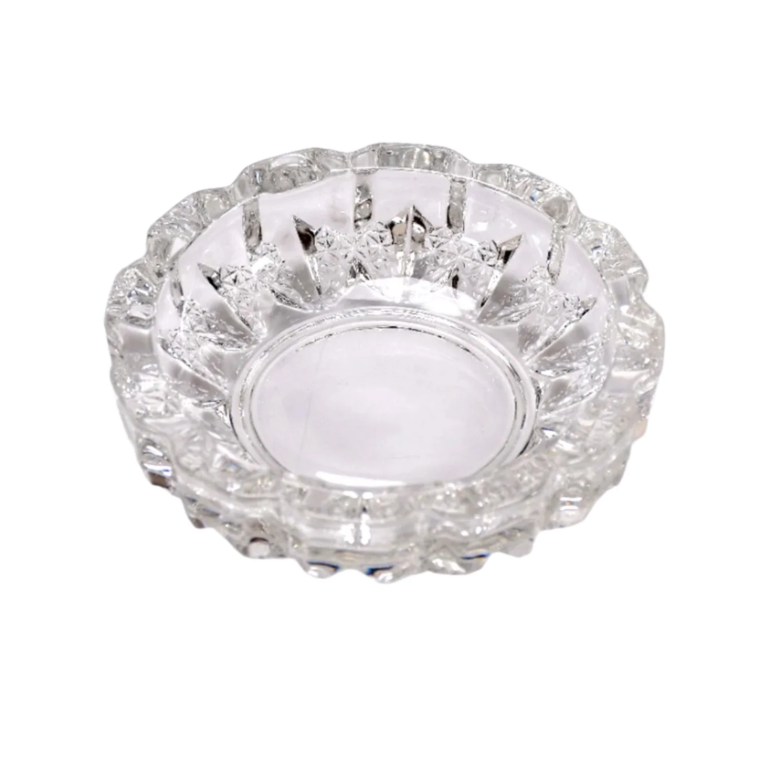 paricutin Glass Crystal Quality Cigar Cigarette Ashtray - Image 7