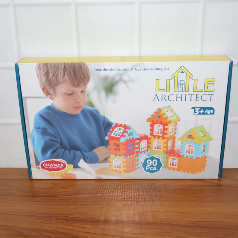 Little Architect 90-Piece Educational Building Blocks for Kids - Image 7