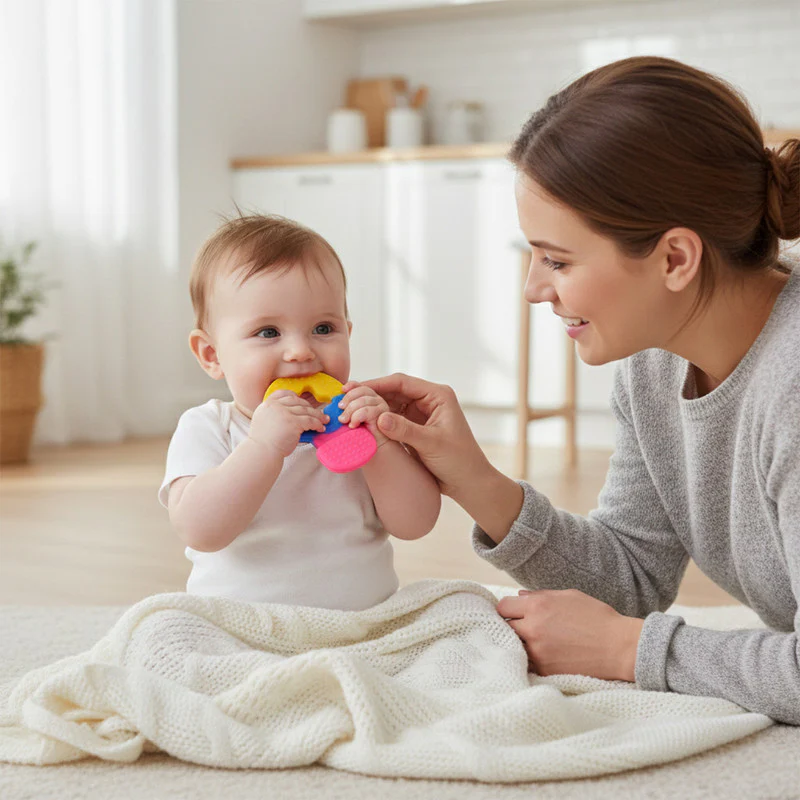 Little Star Teether for Babies – Safe, Soft, and Colorful Teething Toy - Image 3