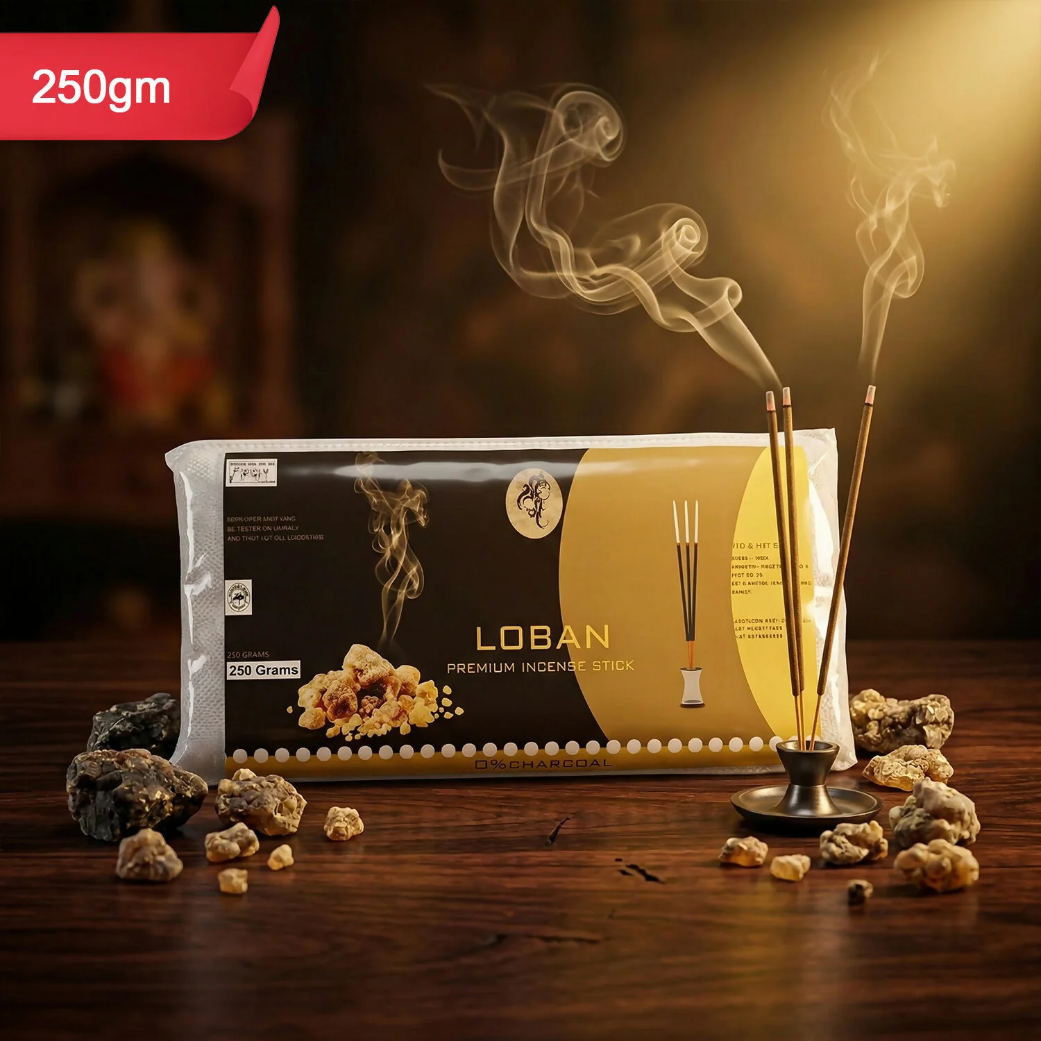 Loban Incense Sticks Pure Loban Resin Aroma for Home & Rituals, Long-Lasting - Image 4