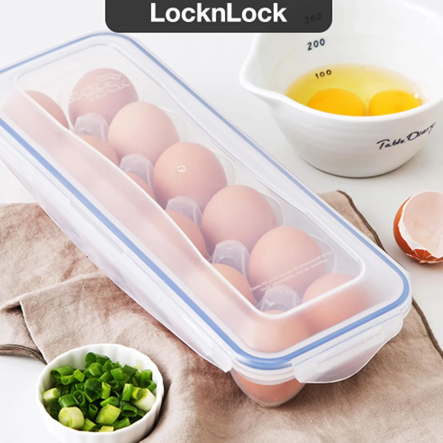 Lock-Clip Refrigerator Egg Storage Box - (1 Pc) - Image 8