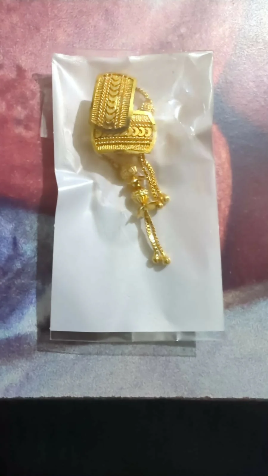 Long Chain Beads Golden Earrings for Women & Girls – Traditional Fancy Jewellery Gift - Image 5