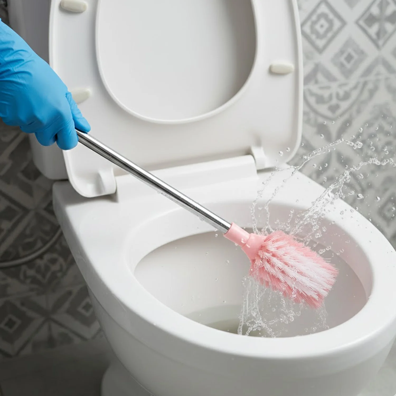Long Handle Toilet Cleaning Brush (1 Pc) - Image 4