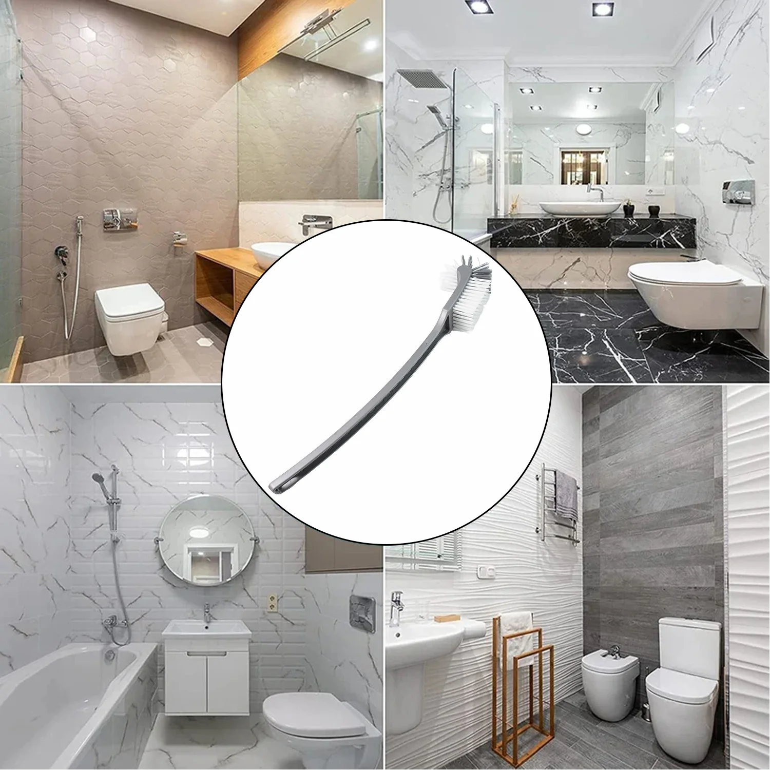 Pro Clean Long Handle Toilet Cleaning Brush (1 Pc) - Image 3