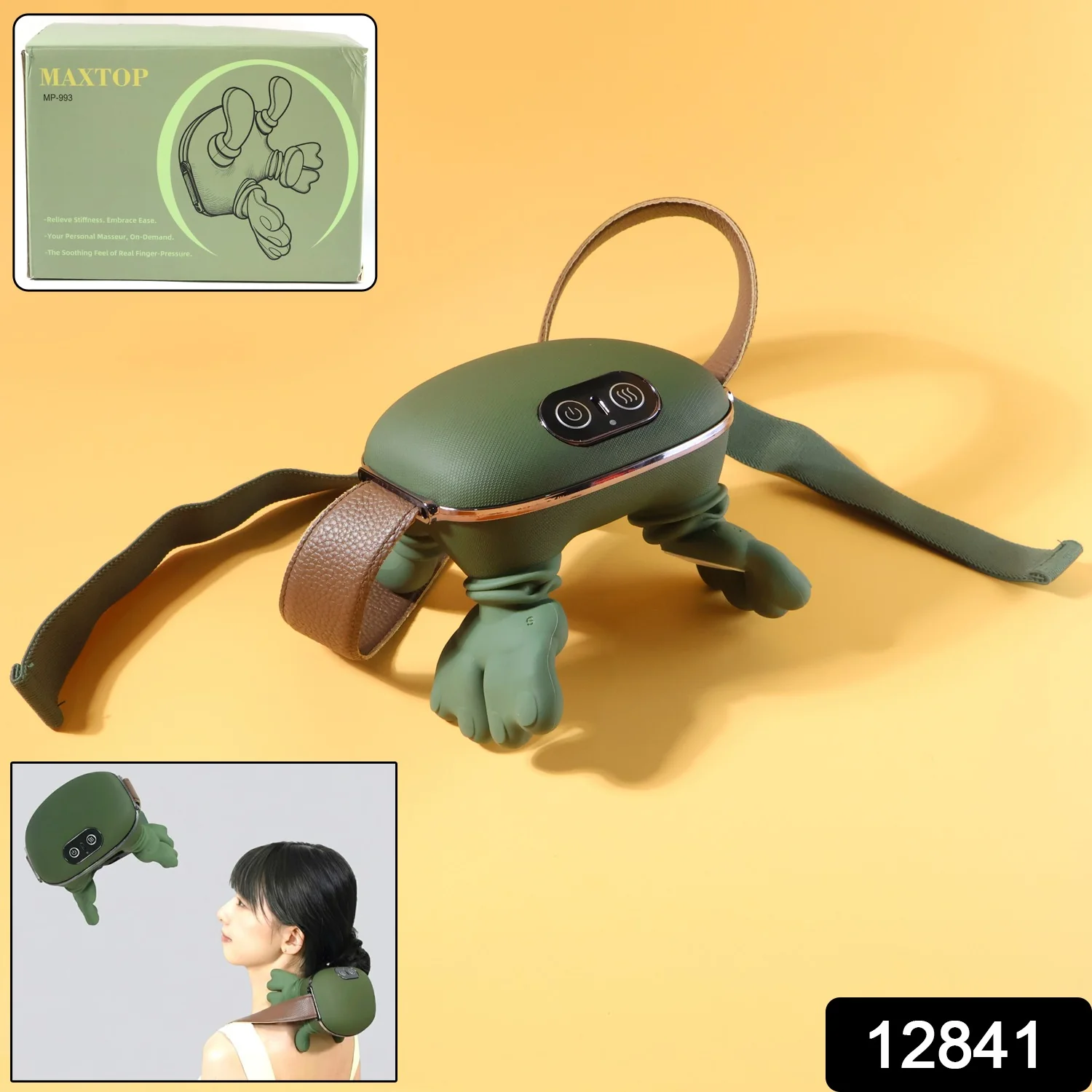 Long Rechargeable Kneading Neck & Shoulder Massager - Image 2