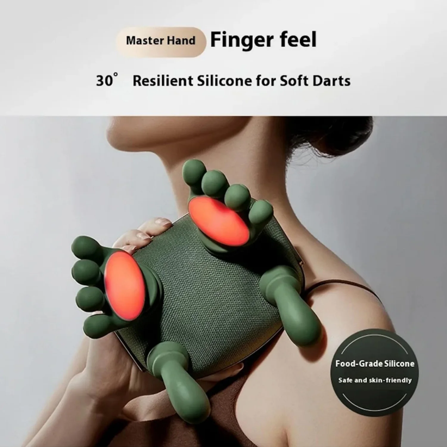 Long Rechargeable Kneading Neck & Shoulder Massager - Image 6