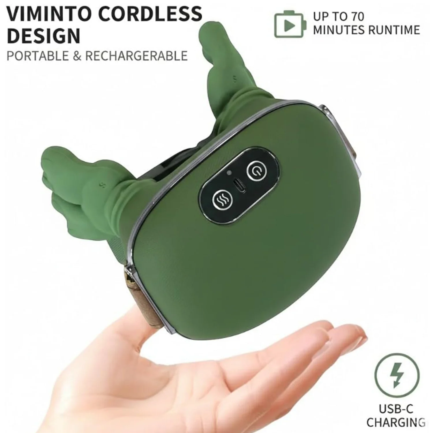 Long Rechargeable Kneading Neck & Shoulder Massager - Image 9