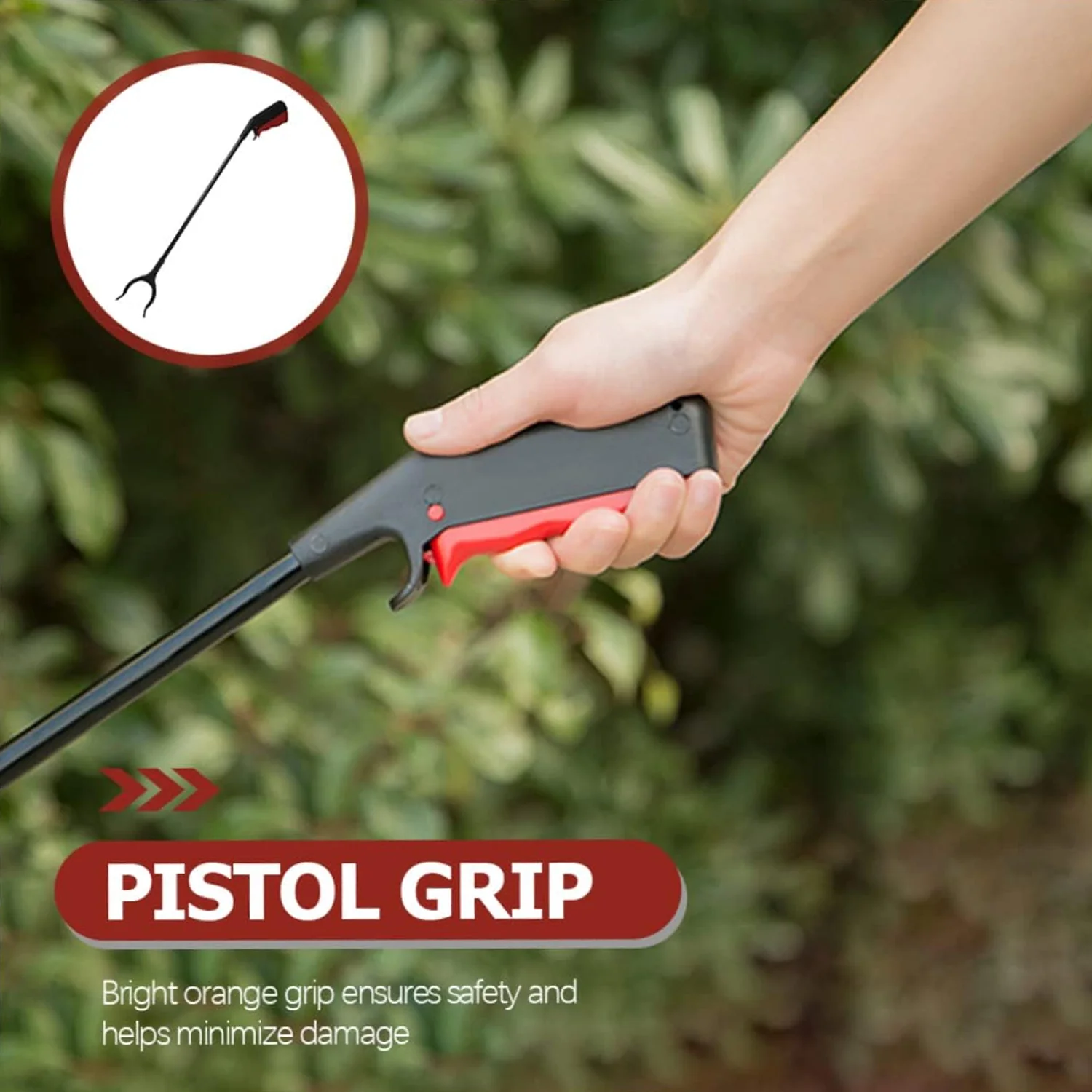 Extra Long Trash Picker – Rotating Grip Arm for Cleaning & Garden Assistance - Image 4