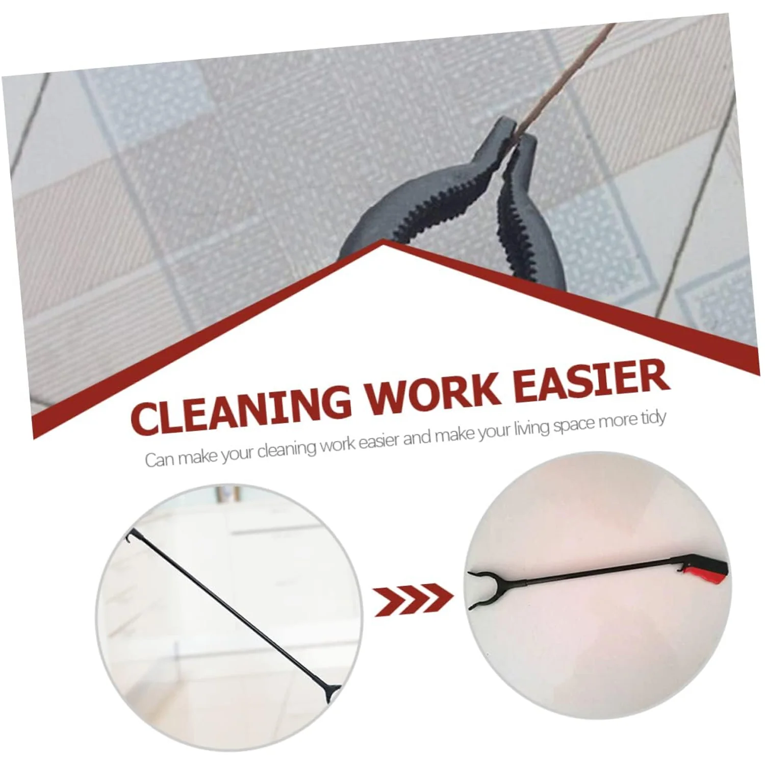 Extra Long Trash Picker – Rotating Grip Arm for Cleaning & Garden Assistance - Image 8