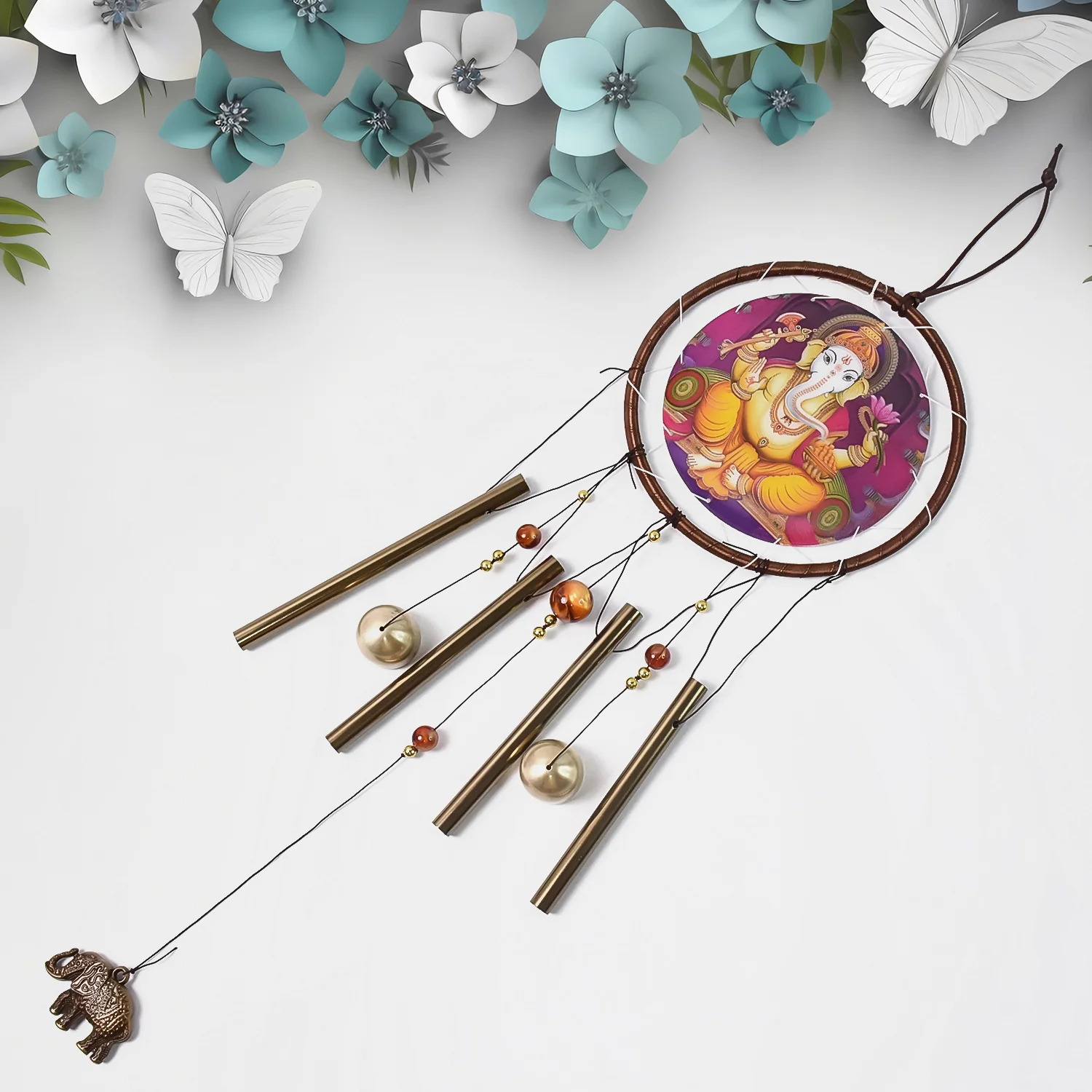 Lord Ganesh Wind Chimes Outdoor Hanging Wind Chime (1 Pc) - Image 4