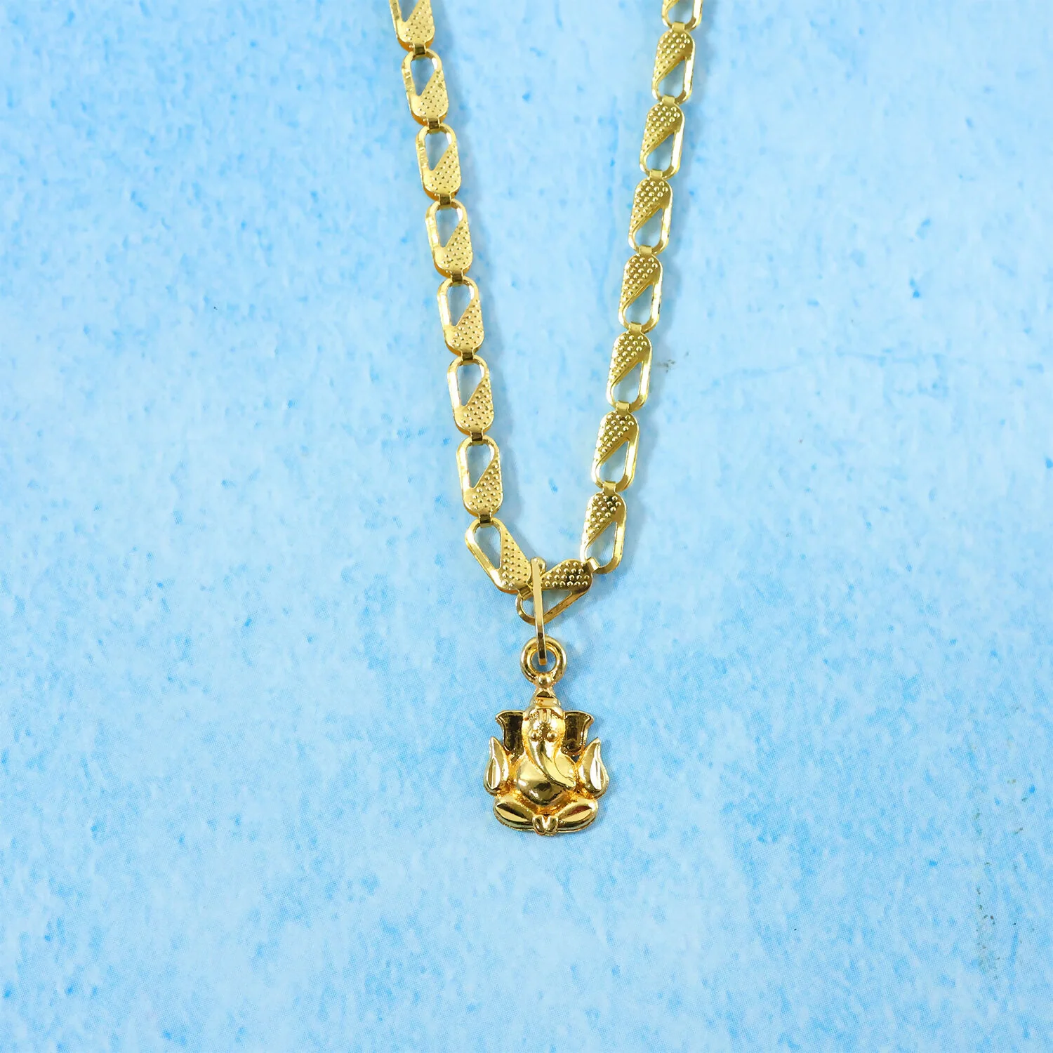 Lord Ganesha Pendant with Chain – Symbol of Prosperity Necklace - Image 2