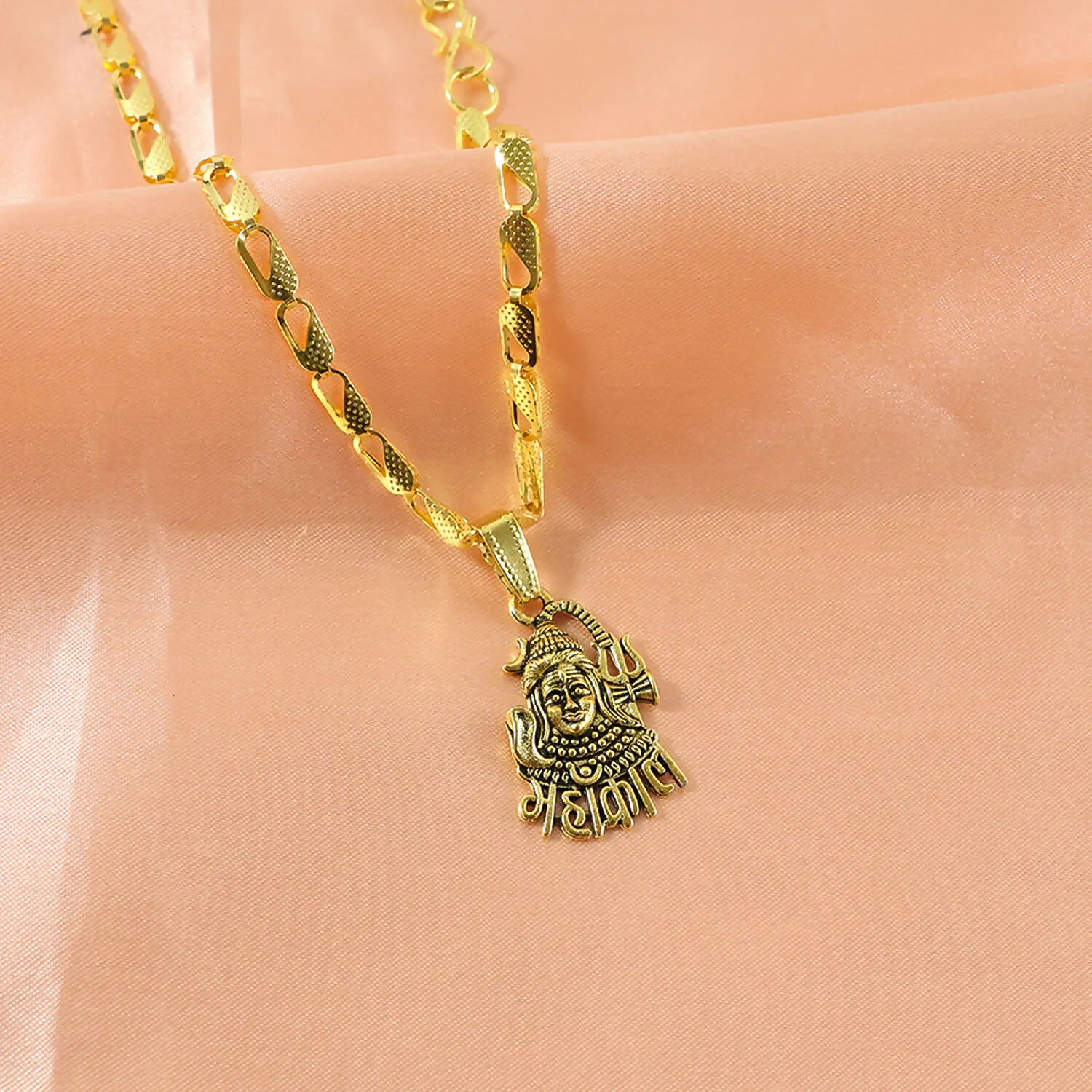 Lord Mahakal Pendant with Chain – Divine Strength Necklace - Image 4